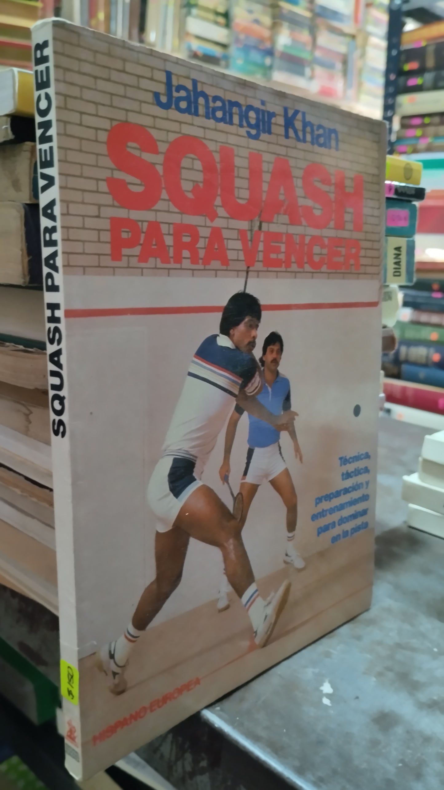 SQUASH PARA VENCER POR JAHANGIR KHAN LIBRO USADO DEPORTES ALDAMA