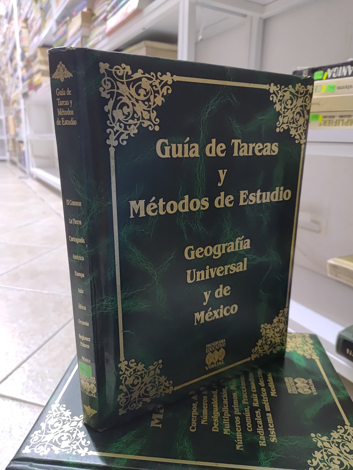 GUIA DE TAREAS Y METODO DE ESTUDIO GEOGRAFIA UNIVERSAL Y DE MEXICO POR EDITORIAL VISUAL USADO EDUCACION JUAREZ 515