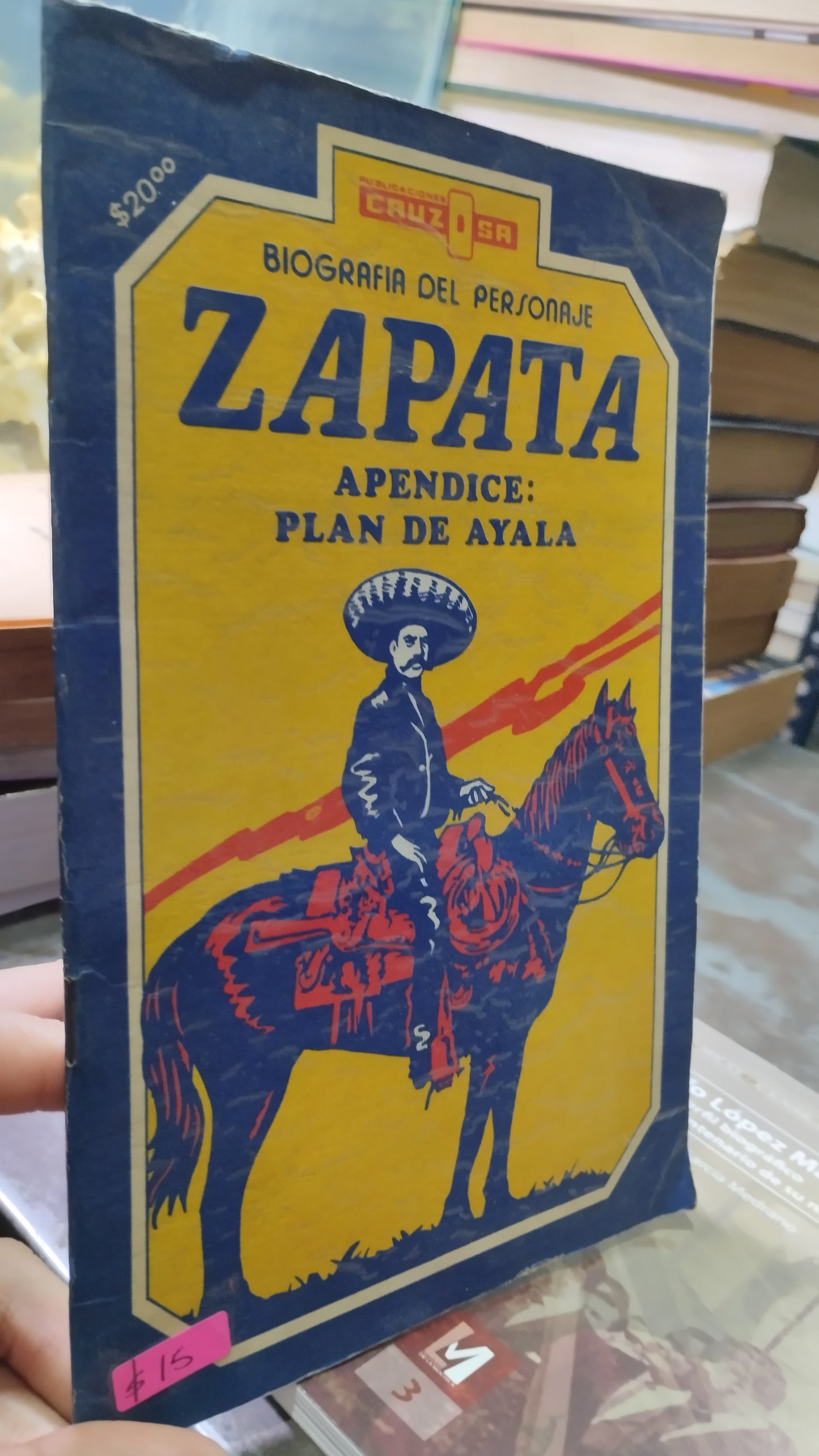 BIOGRAFIA DEL PERSONAJE ZAPATA LIBRO USADO HISTORIA ALDAMA