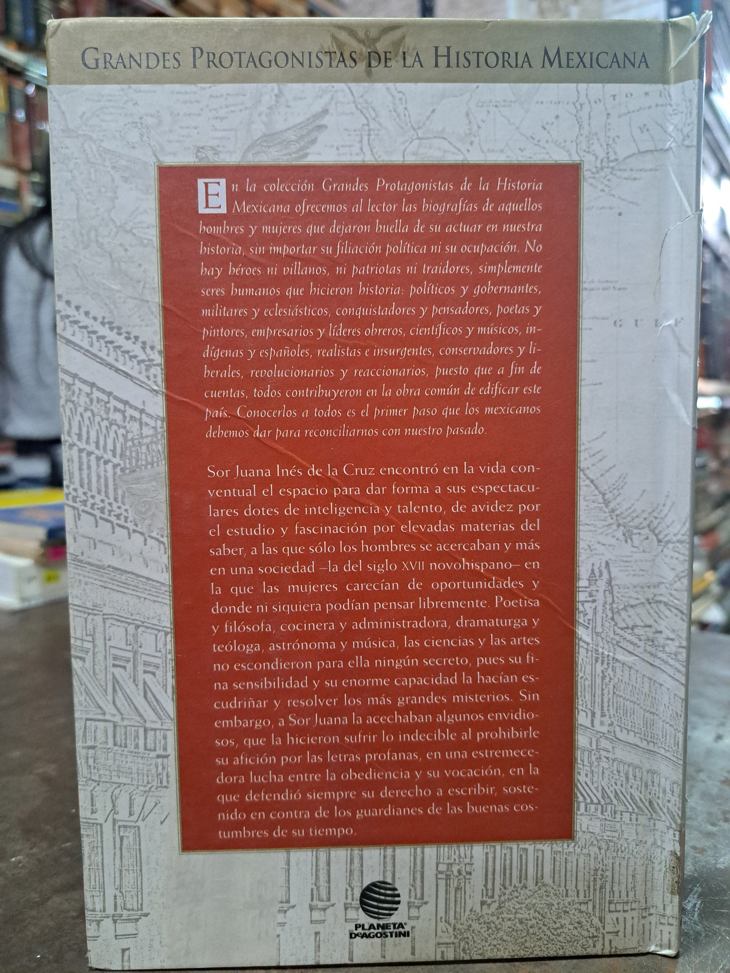SOR JUANA INÉS DE LA CRUZ, GRANDES PROTAGONISTAS DE LA HISTORIA MEXICANA CARMEN SAUCEDO ZARCO USADO POESÍA ALDAMA