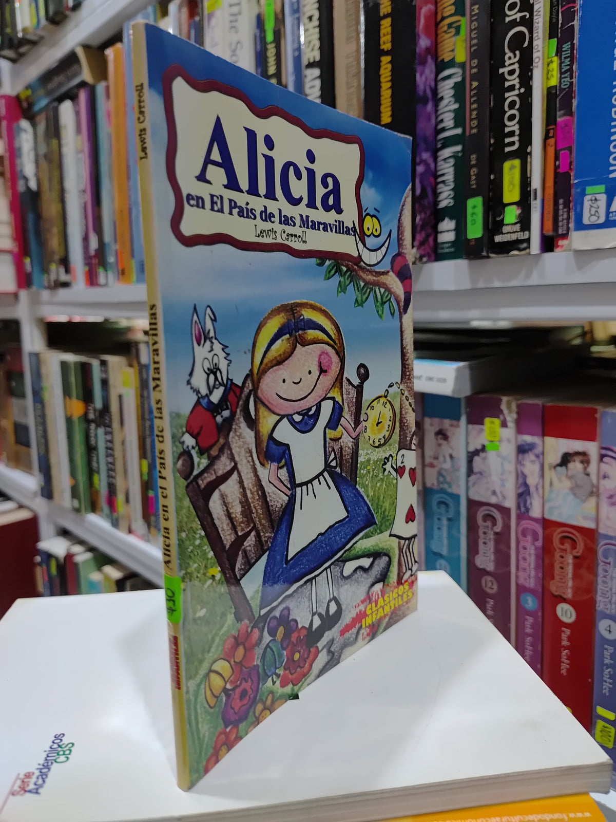 ALICIA EN EL PAIS DE LAS MARAVILLAS POR LEWIS CARROLL USADO INFANTILES JUAREZ 507