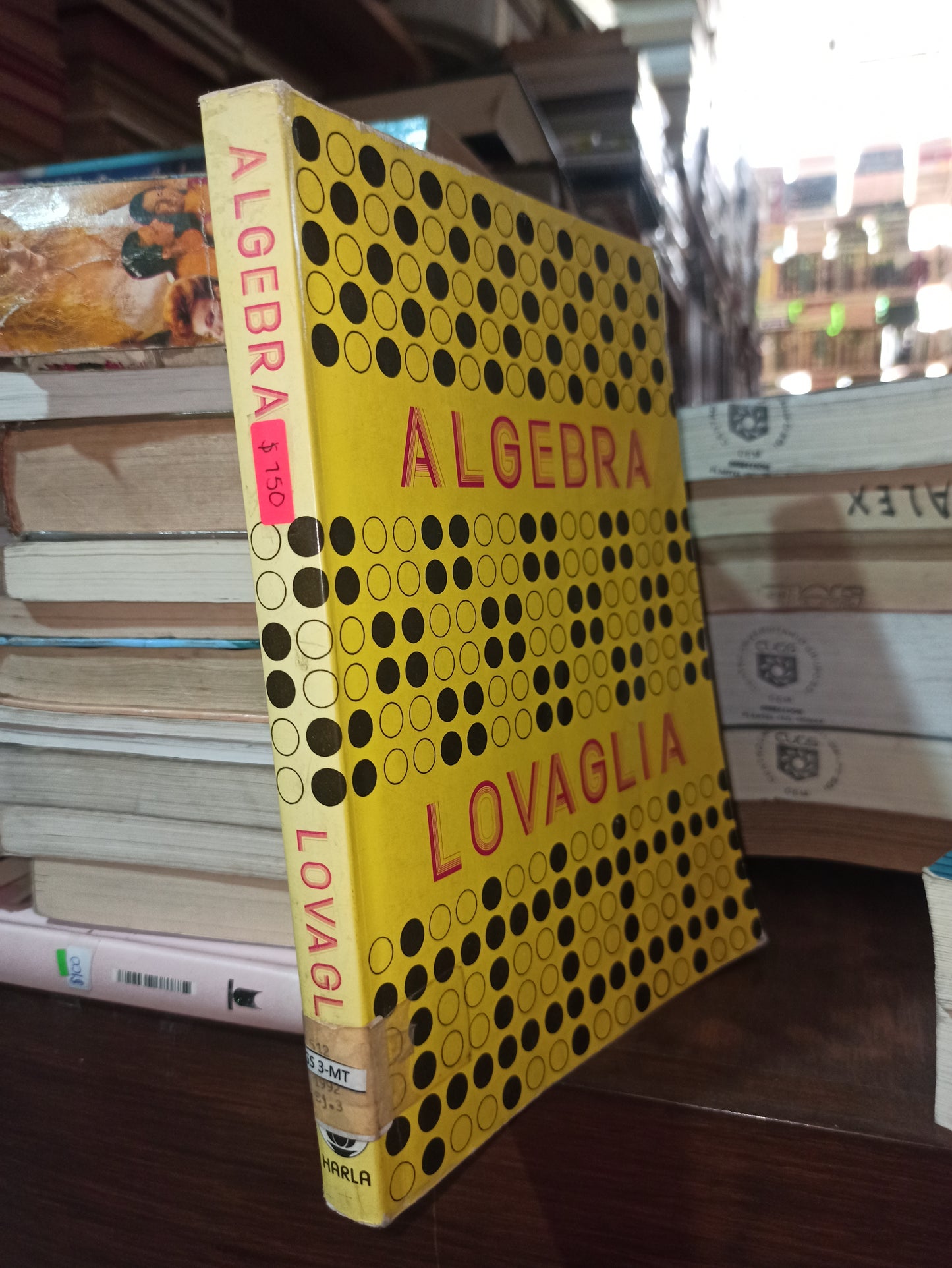 ALGEBRA POR FLORENCE M. LOVAGLIA USADO MATEMÁTICAS ALDAMA