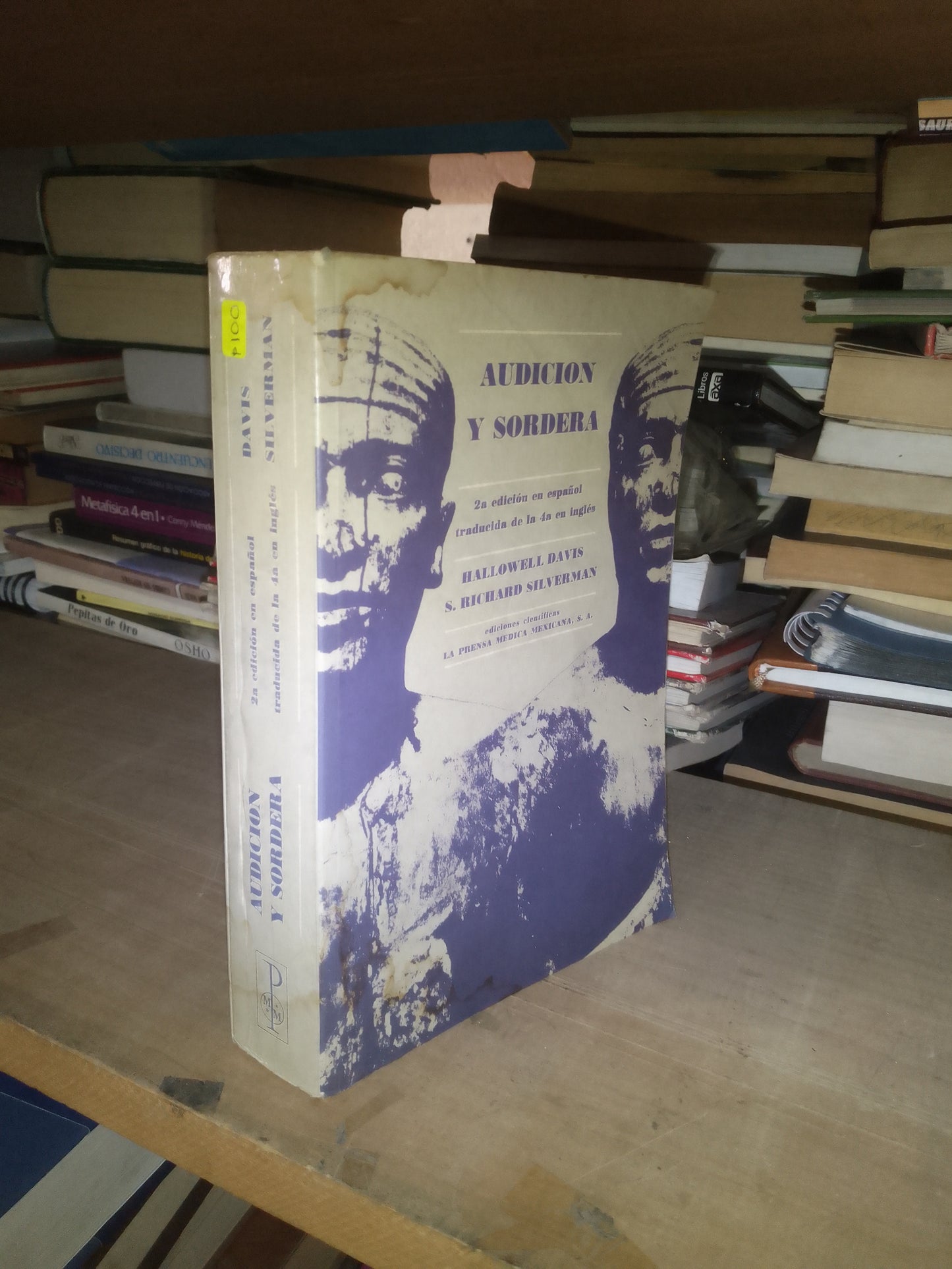 AUDICIÓN Y SORDERA POR HALLOWEELL DAVIS Y S. RICHARD SILVERMAN USADO MEDICINA LITERARIO 207