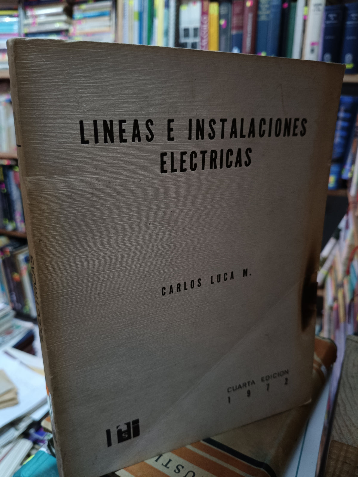 LINEAS E INSTALACIONES ELECTRICAS CARLOS LUCA M. USADO ELECTRICIDAD LITERARIO 305