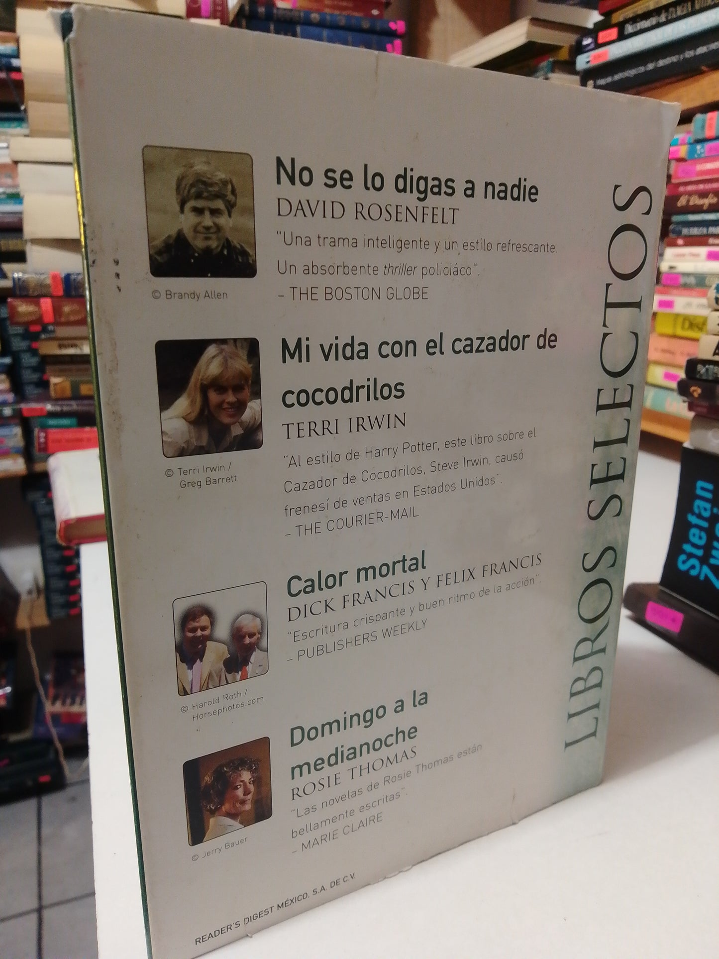 LIBROS SELECTOS NO SE LO DIGAS A NADIE POR DAVID ROSENFELT Y OTROS TÍTULOS USADO NOVELA JUÁREZ