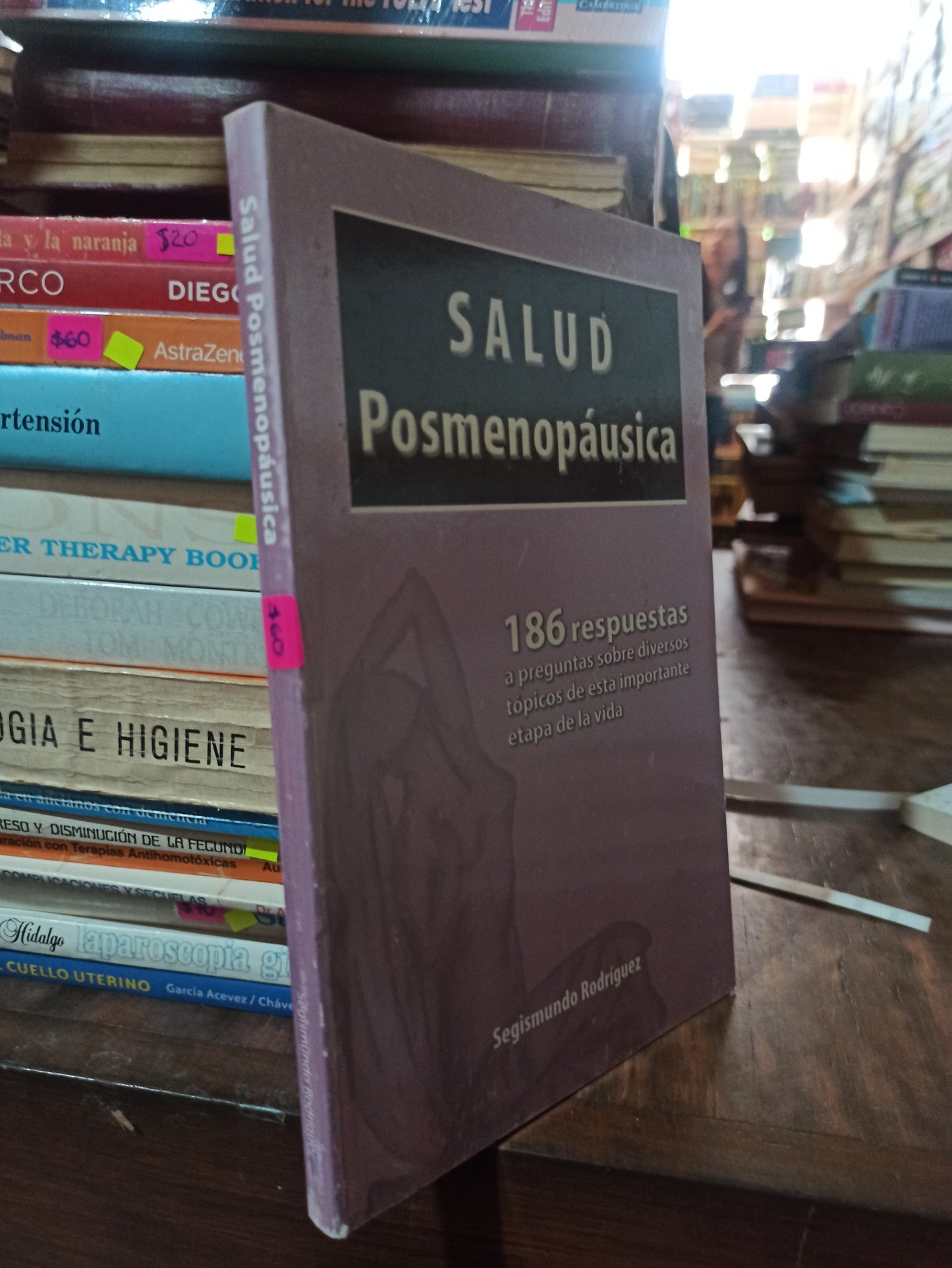 SALUD POSMENOPAUSICA POR SEGISMUNDO RODRIGUEZ USADO SALUD ALDAMA