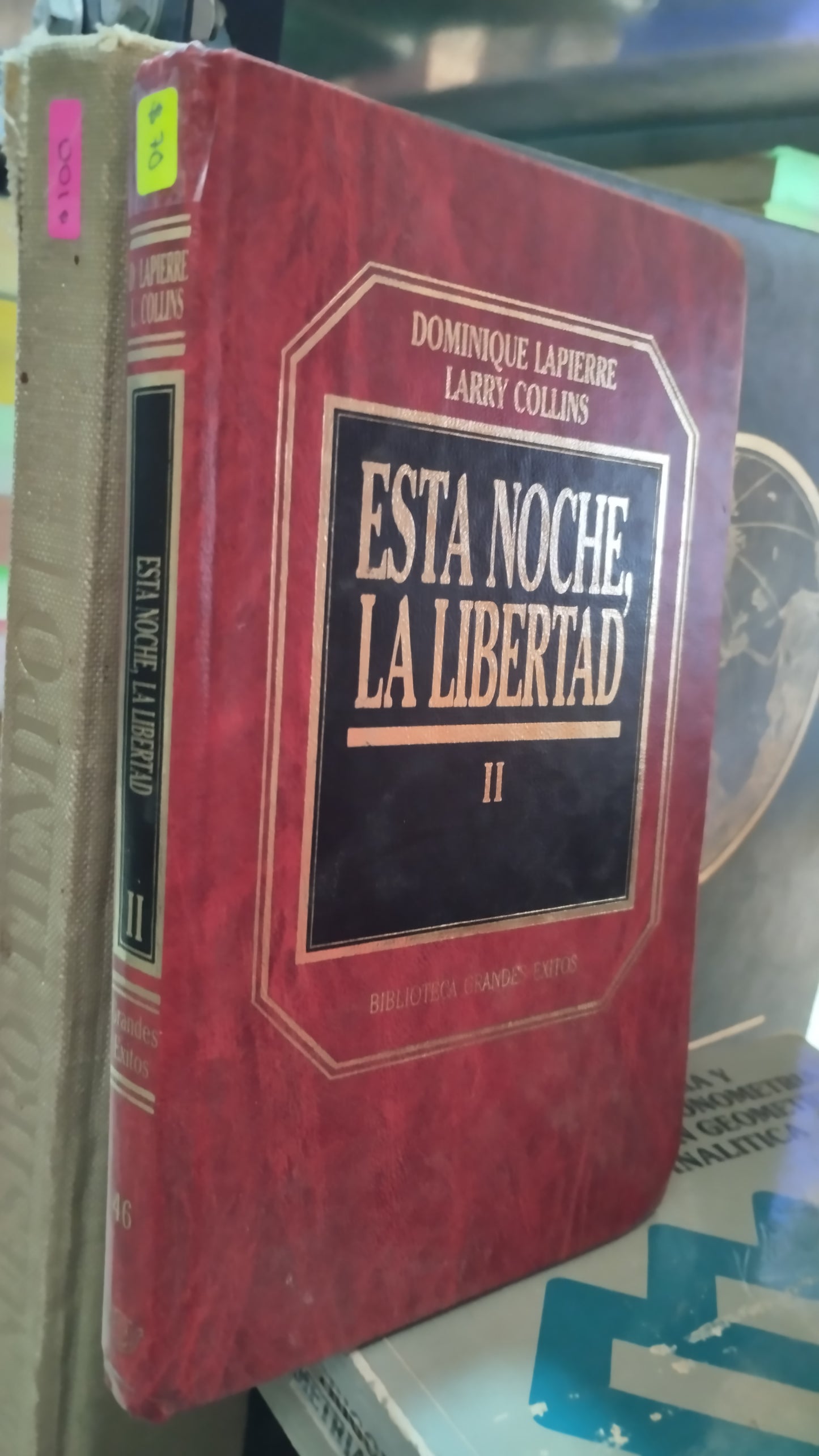 ESTA NOCHE LA LIBERTAD I POR DOMINIQUE LAPIERRE LIBRO USADO NOVELAS ALDAMA
