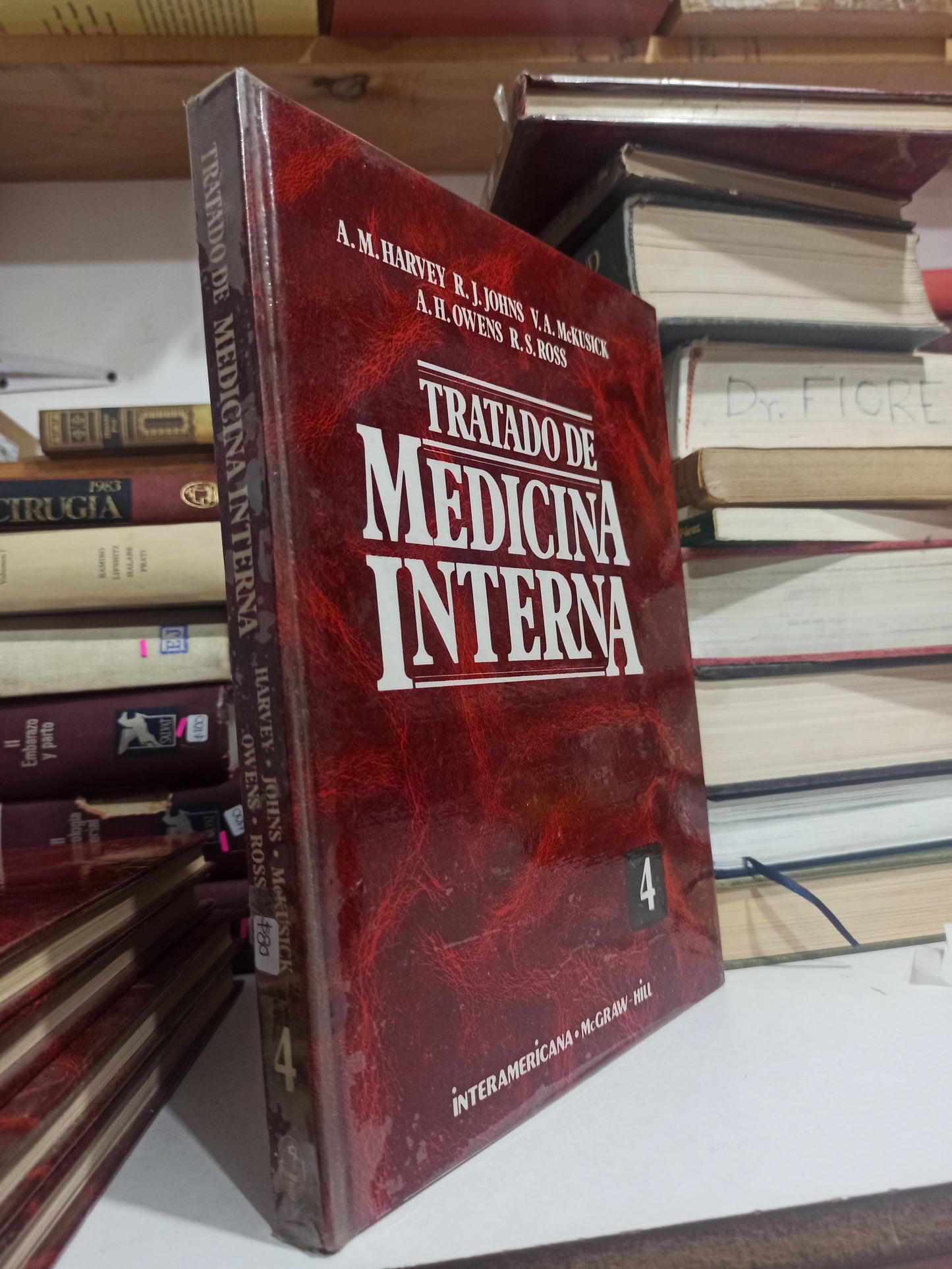 TRATADO DE MEDICINA INTERNA TOMO 4 POR A. M. JARVEY Y OTROS USADO SALUD JUÁREZ