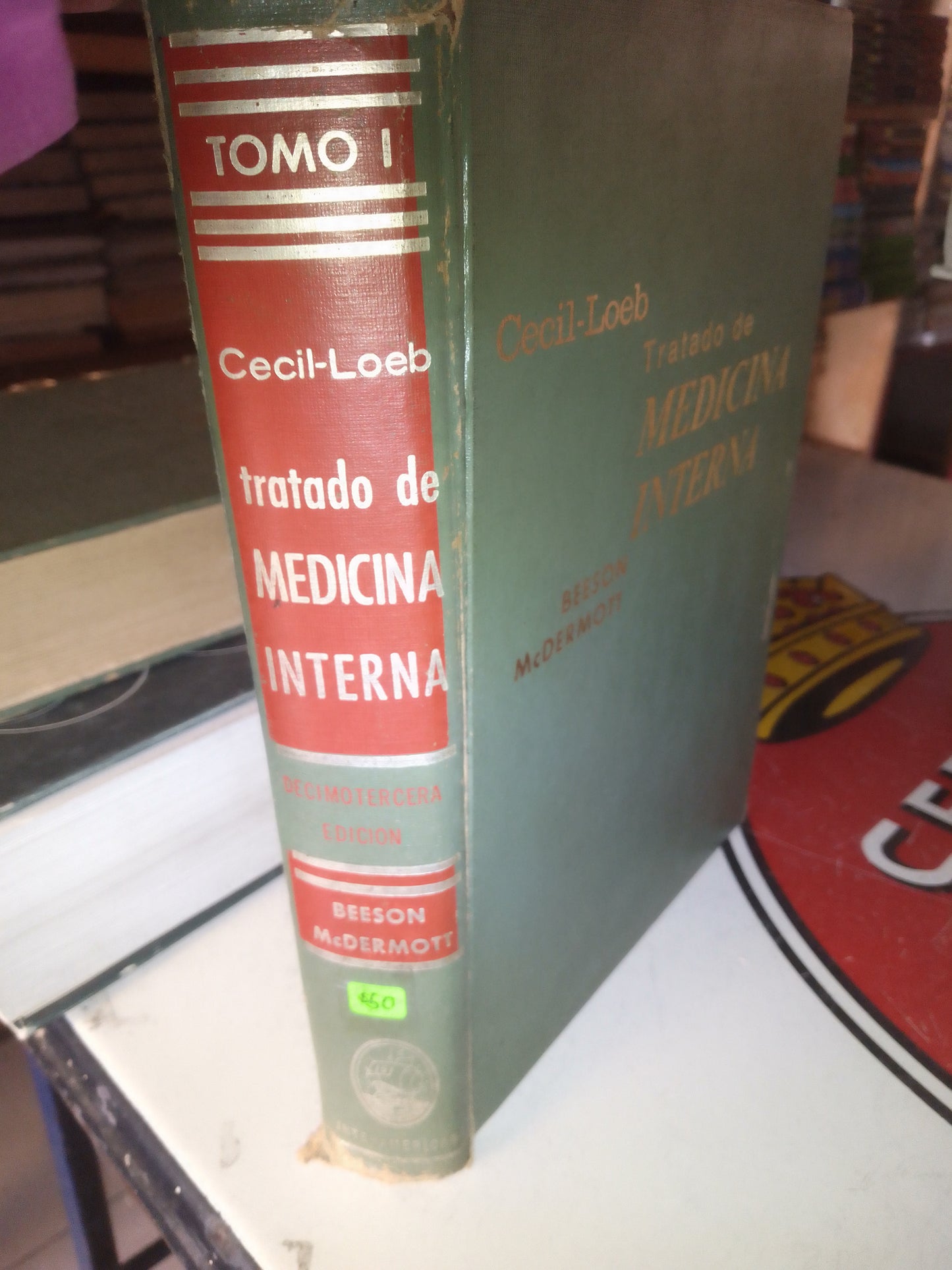 TRATADO DE MEDICINA INTERNA DECIMOTERCERA EDICION POR BEESON Y MCDERMOTT USADO MEDICINA LITERARIO 207