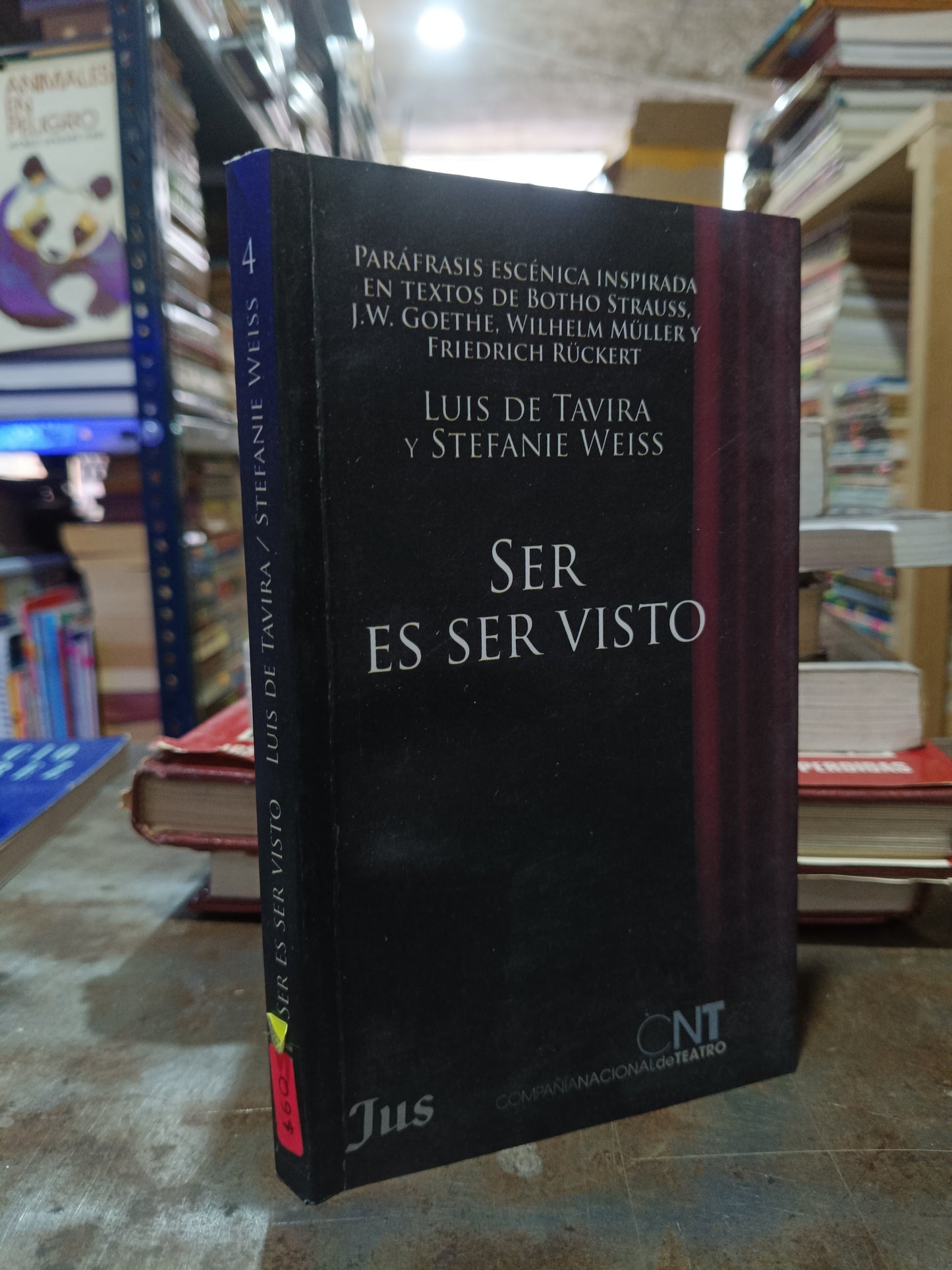 SER ES SER VISTO POR LUIS DE TAVIRA Y STEFANIE WEISS USADO NOVELA ALDAMA