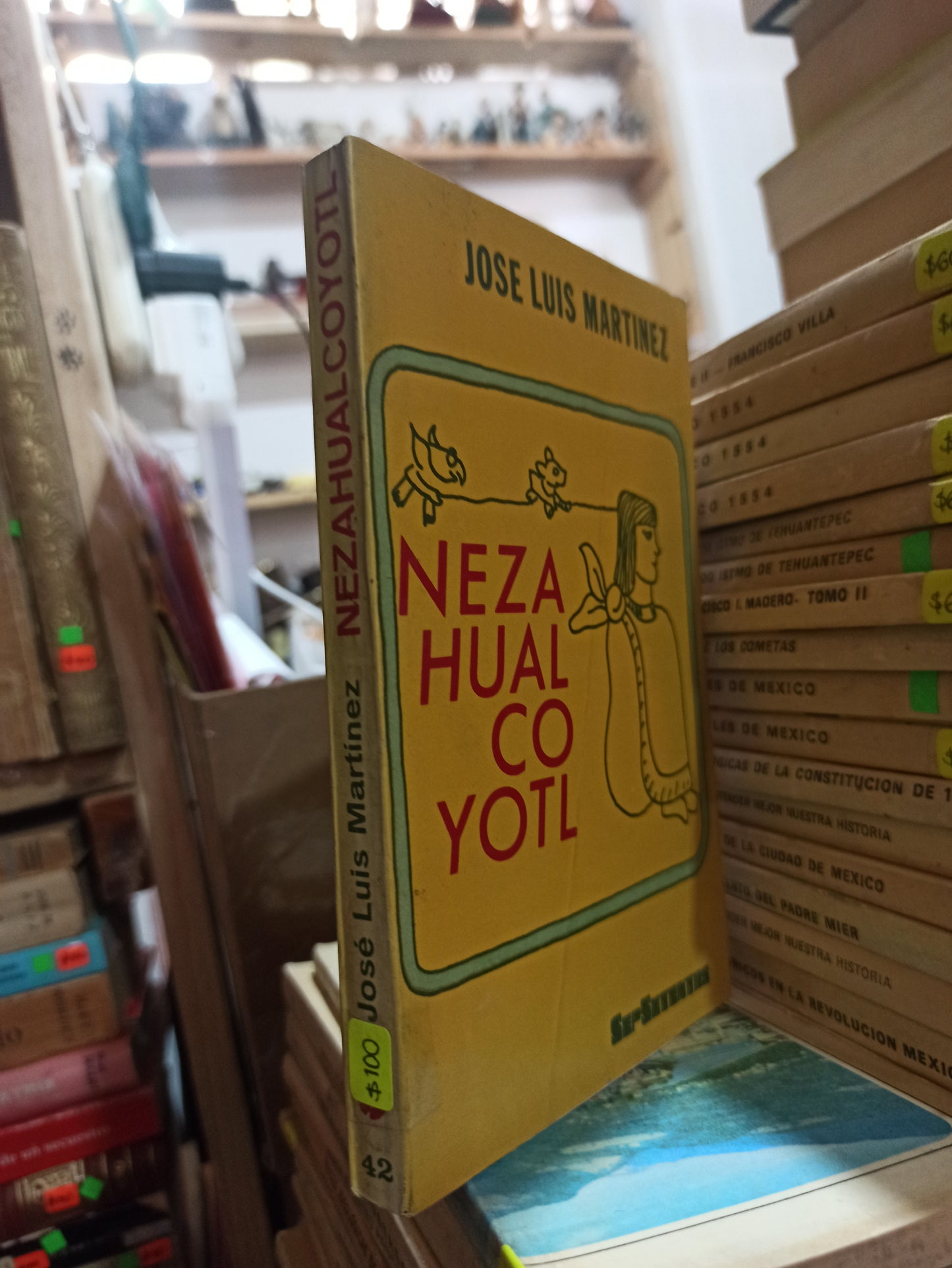 NEZAHUALCOYOTL POR JOSE LUIS MARTINEZ USADO HISTORIA ALDAMA