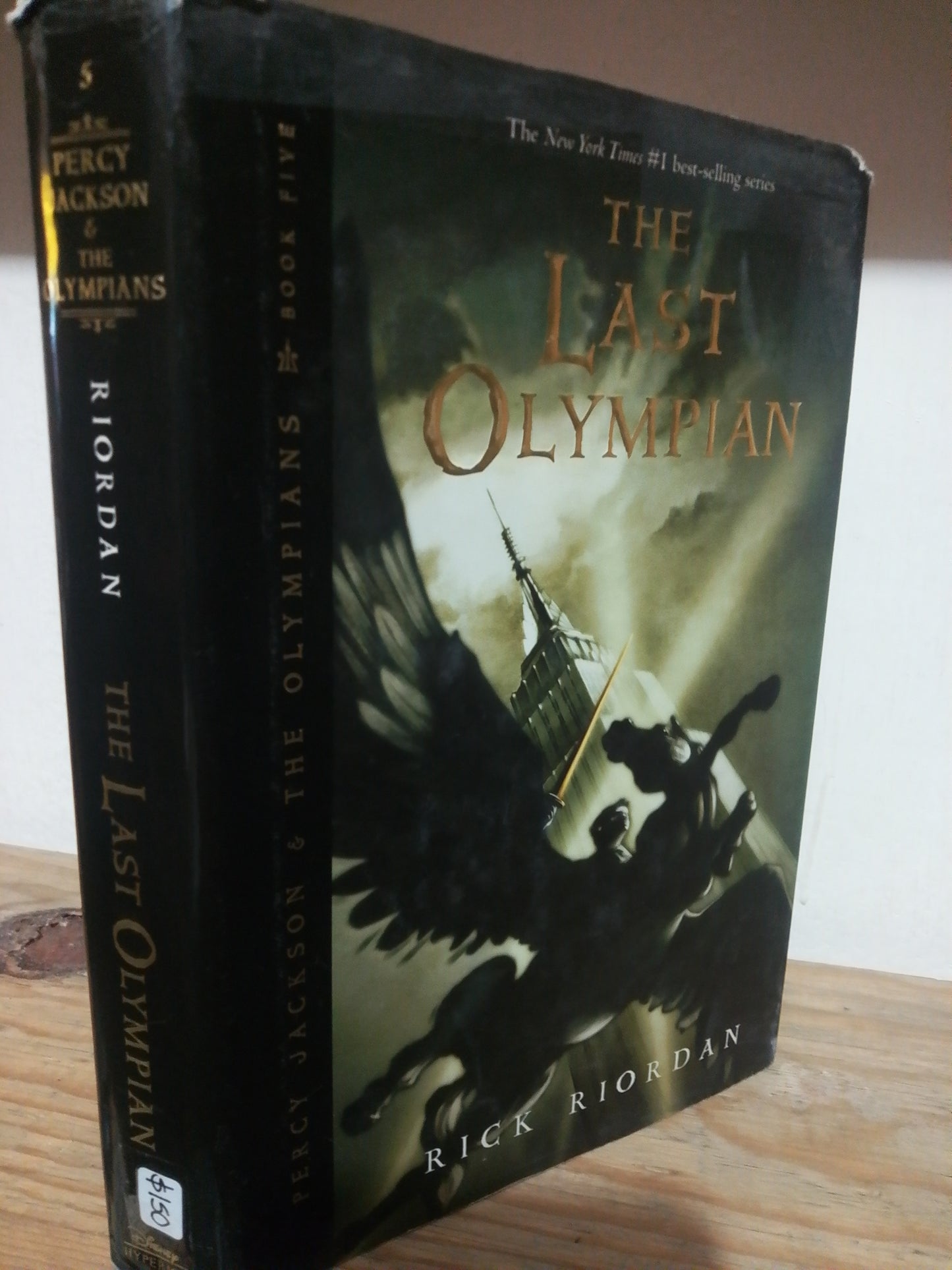 THE LAST OLYMPIAN POR RICK RIORDAN USADO IDIOMAS JUAREZ