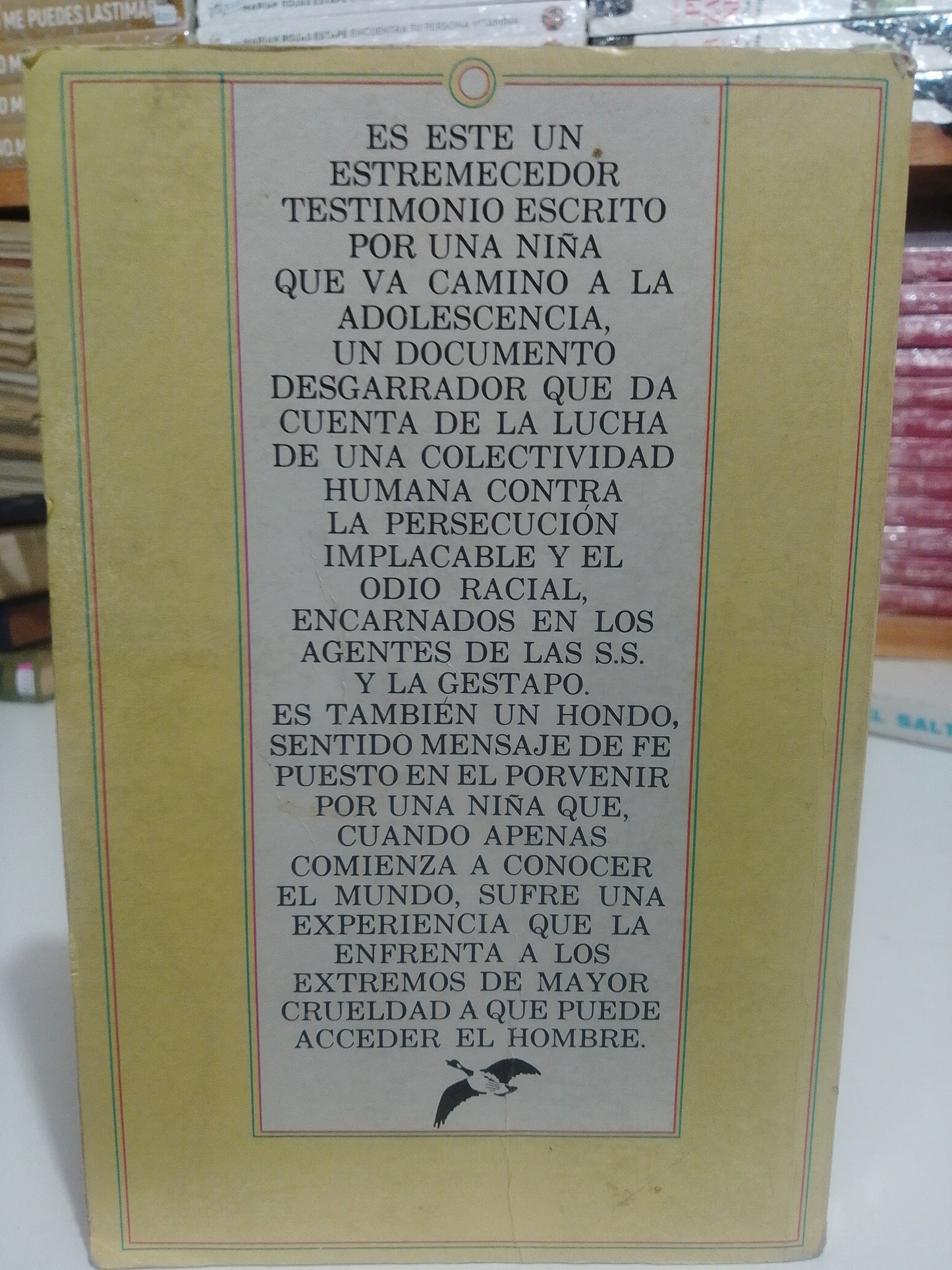 DIARIO DE ANA FRANK USADO NOVELA JUAREZ