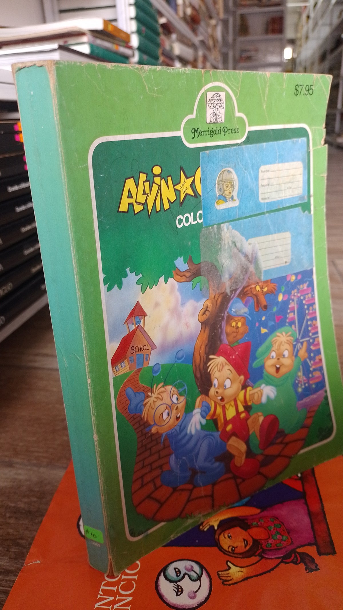 ALVIN AND THE CHUPMUNKS POR MERRIGOLD PRESS USADO INFANTIL JUAREZ 515