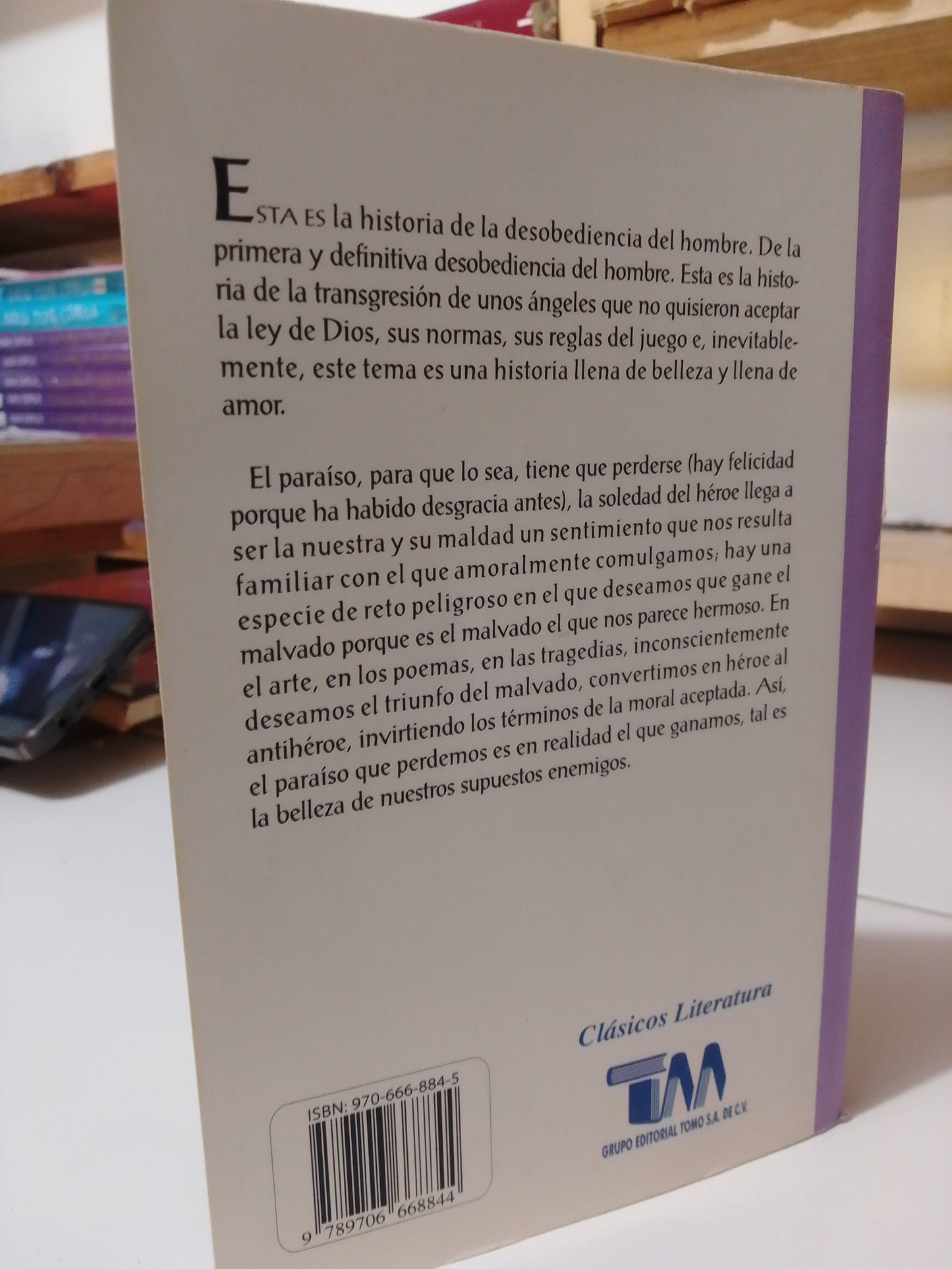 EL PARAISO PERDIDO POR JOHN MILTON USADO NOVELA JUÁREZ