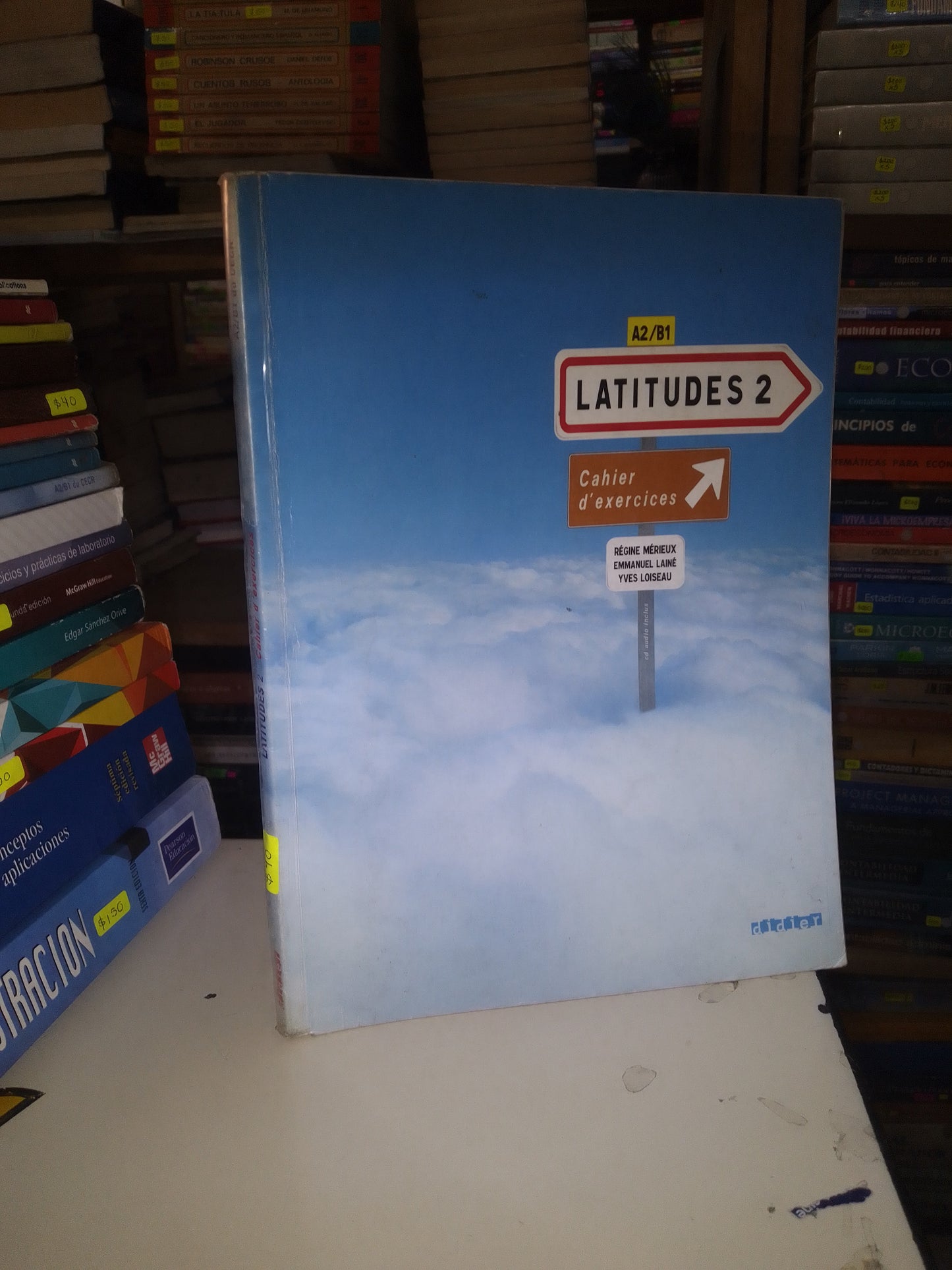 LATITUDES 2 CAHIER D' EXERCISES A2/B1 DU CECR (VARIOS AUTORES) USADO IDIOMAS LITERARIO 207