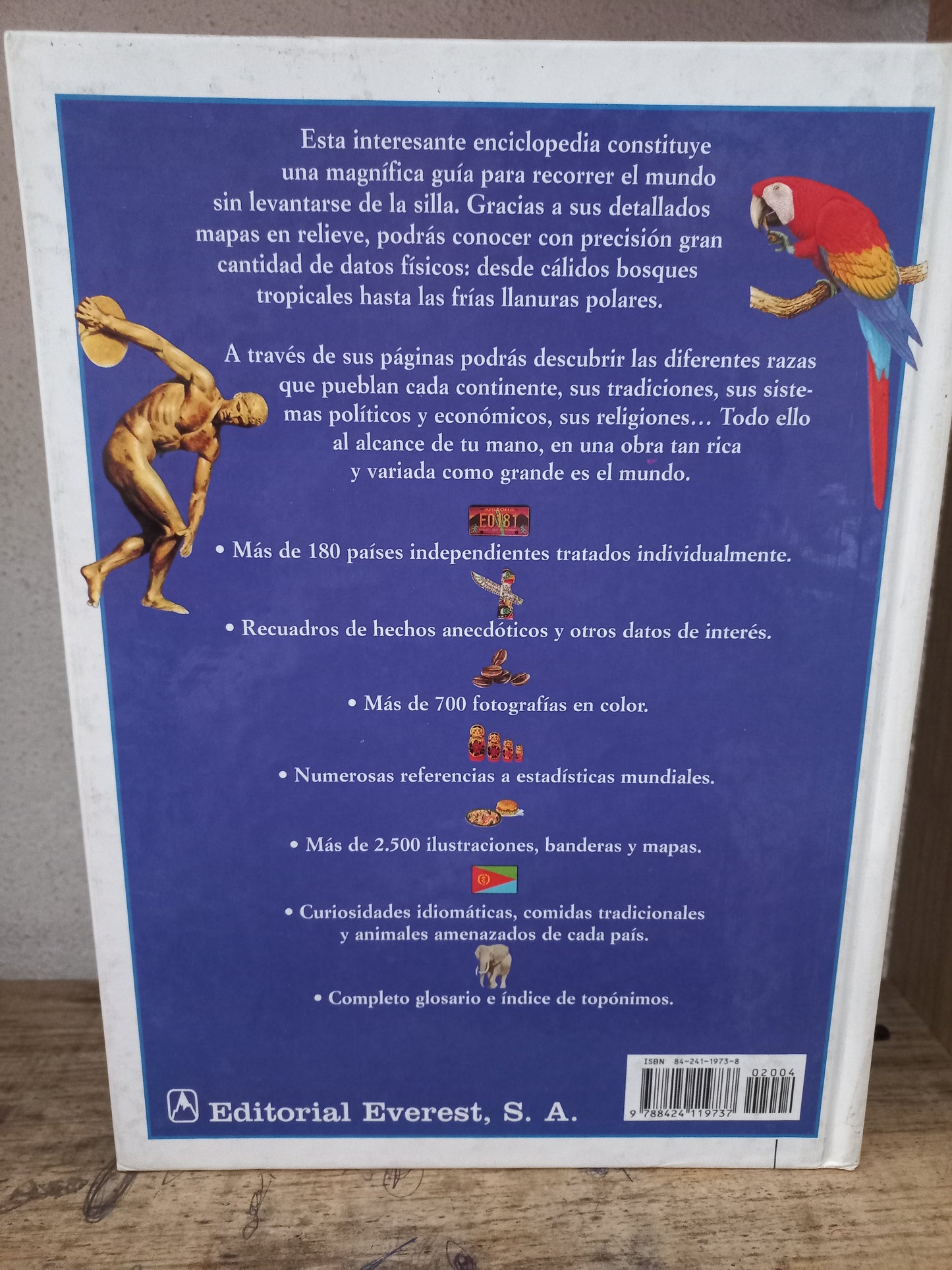 ENCICLOPEDIA DE LOS PAÍSES DEL MUNDO ÁFRICA I Y II POR SUE GRABHAM USADO HISTORIA LITERARIO 305