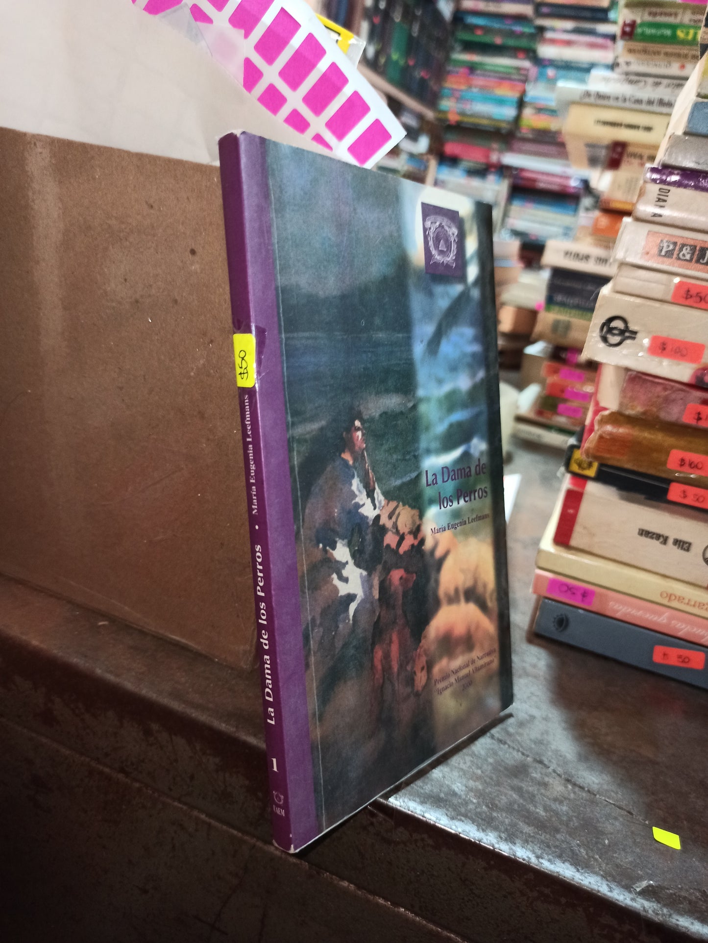 LA DAMA DE LOS PERROS POR MARIA EUGENIA LEEFMANS USADO NOVELAS ALDAMA
