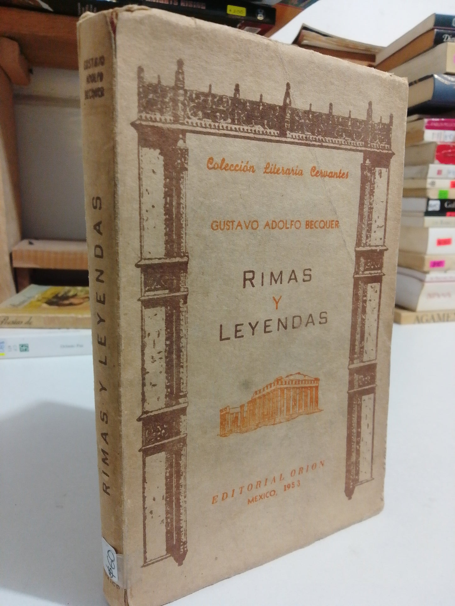 RIMAS Y LEYENDAS POR GUSTAVO ADOLFO BECQER USADO POESIA JUAREZ