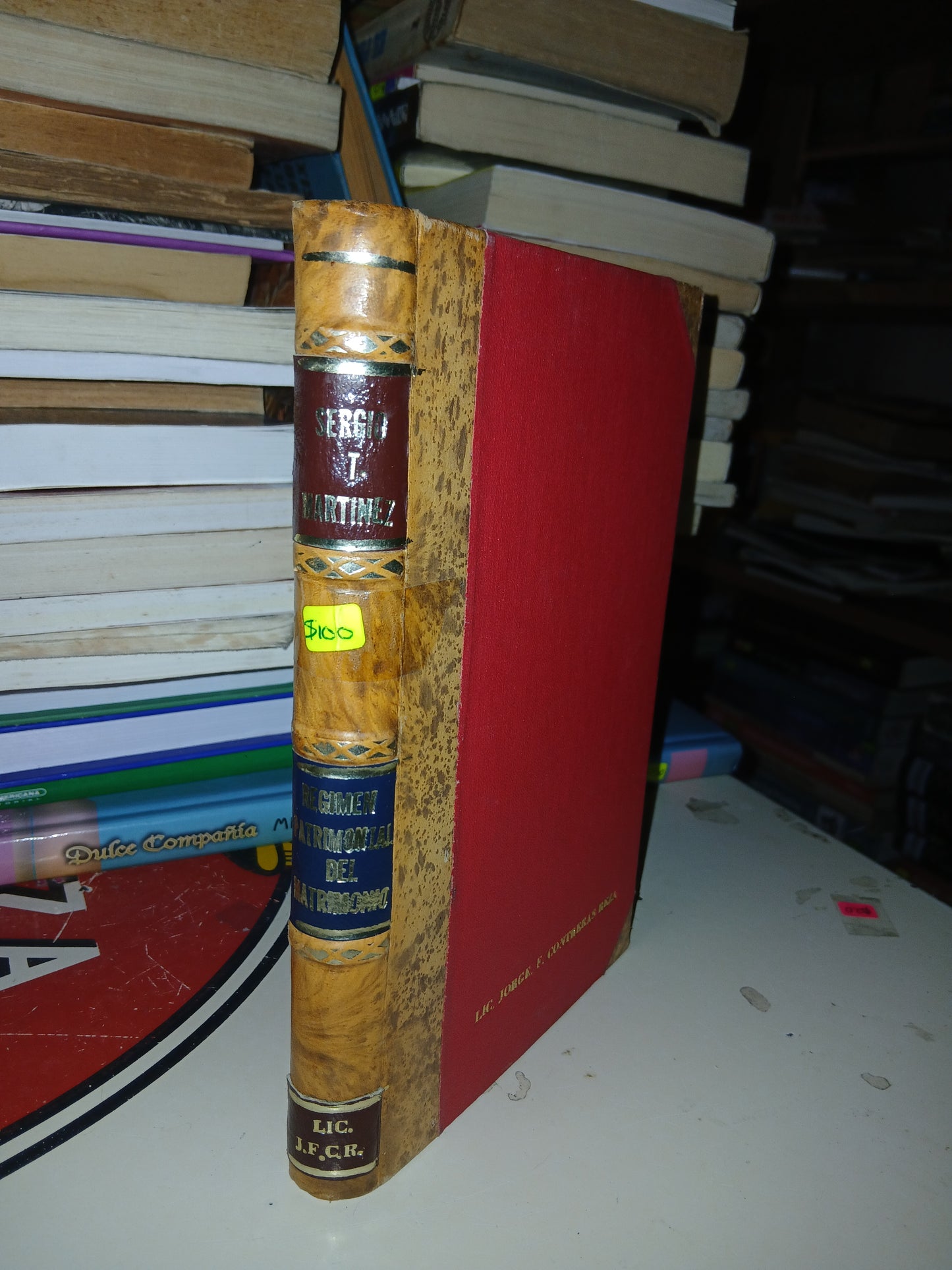 RÉGIMEN MATRIMONIAL DEL MATRIMONIO POR SERGIO T. MARTÍNEZ USADO DERECHO LITERARIO 207