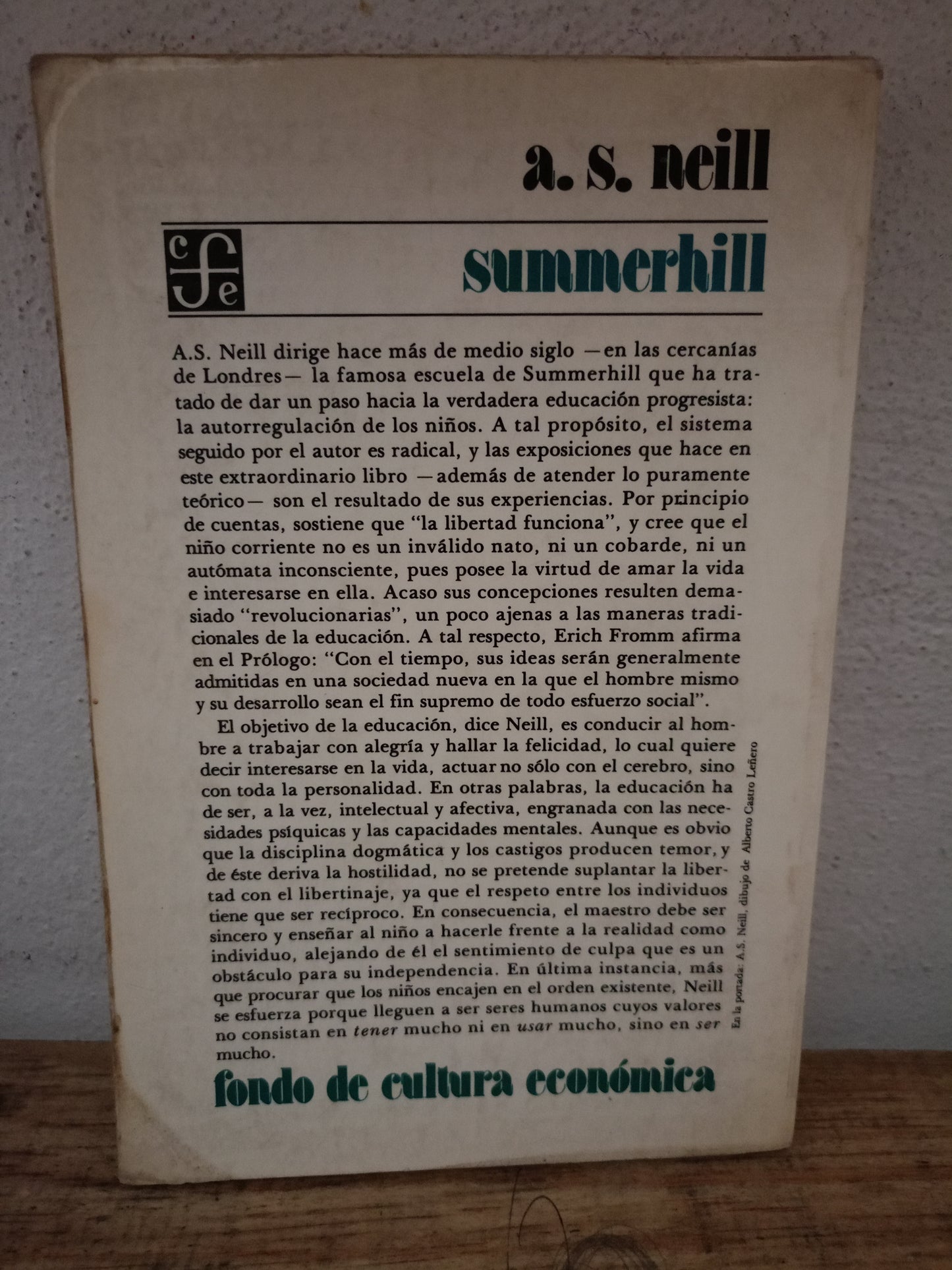 SUMMERHILL POR A.S. NEILL USADO PSICOLOGÍA LITERARIO 305