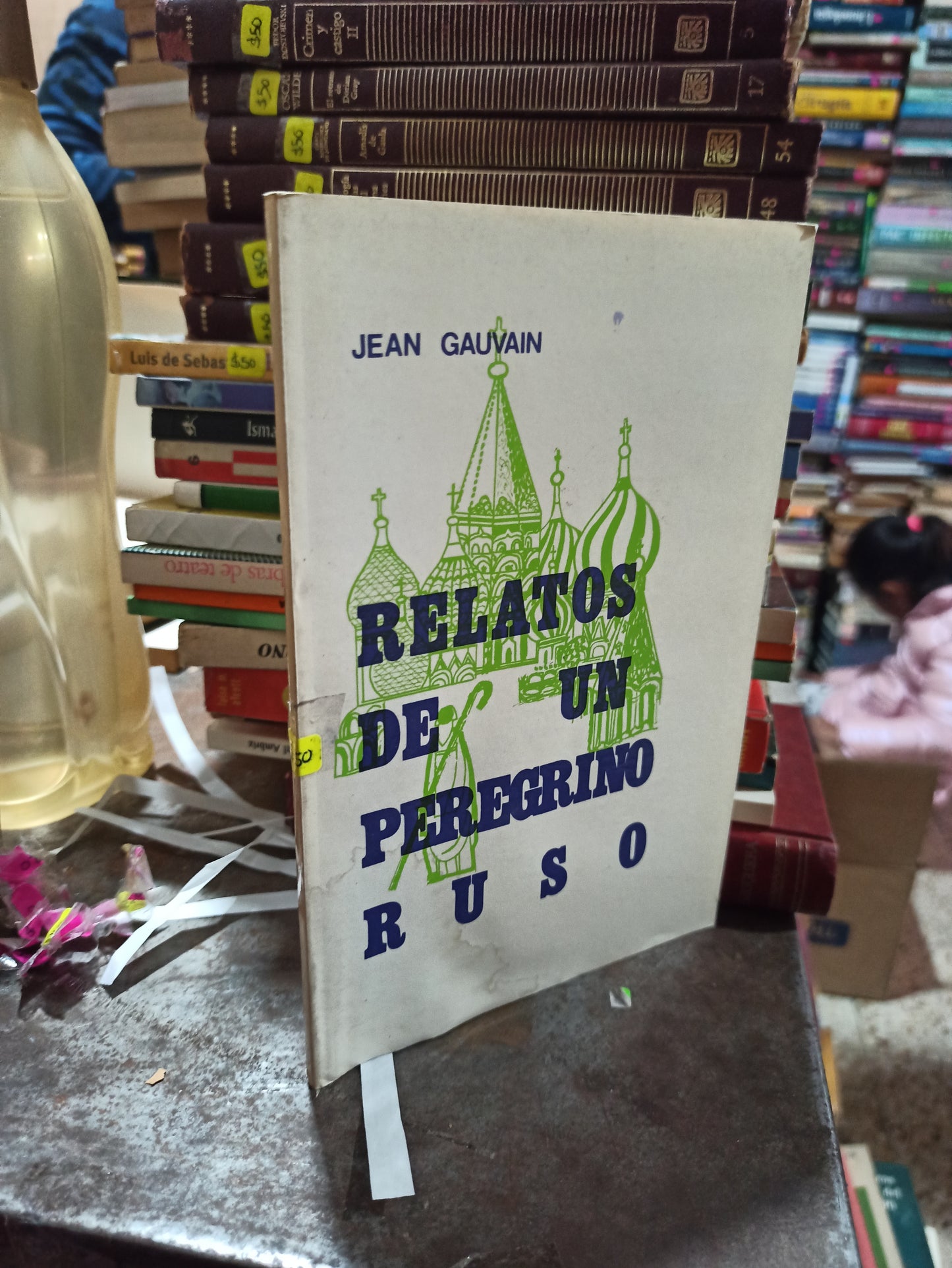 RELATOS DE UN PEREGRINO RUSO POR JEAN GAUVAIN USADO NOVELAS ALDAMA