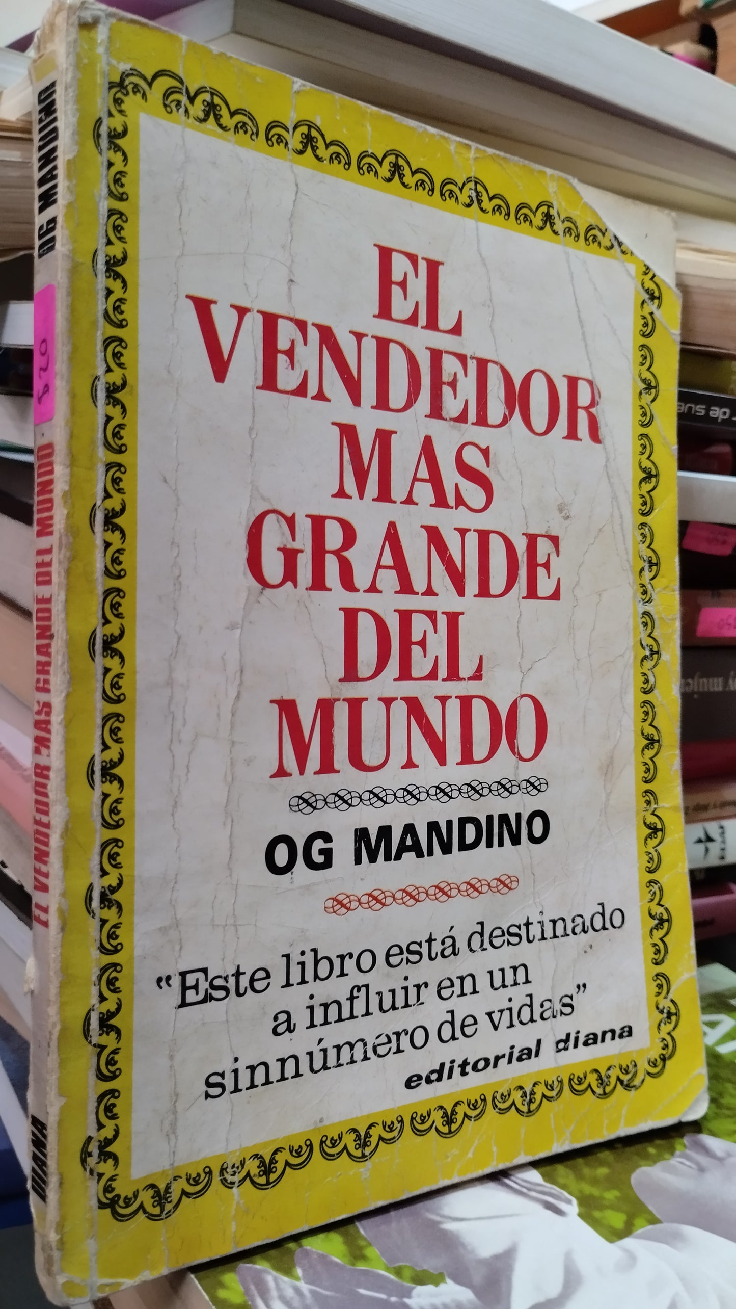 EL VENDEDOR MAS GRANDE DEL MUNDO POR OG MANDINO LIBRO USADO SUPERACION PERSONAL ALDAMA