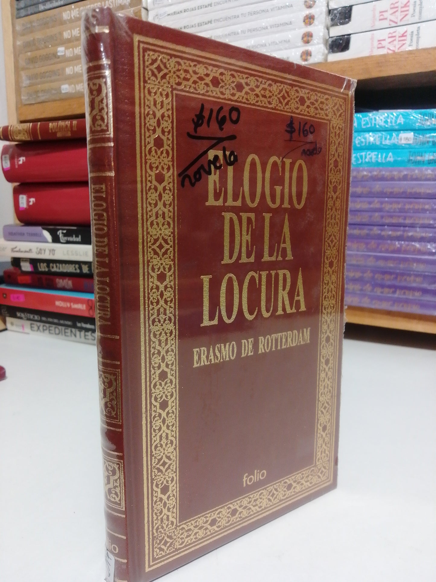 ELOGIO DE LA LOCURA POR ERASMO DE ROTTERDAM USADO NOVELA JUAREZ