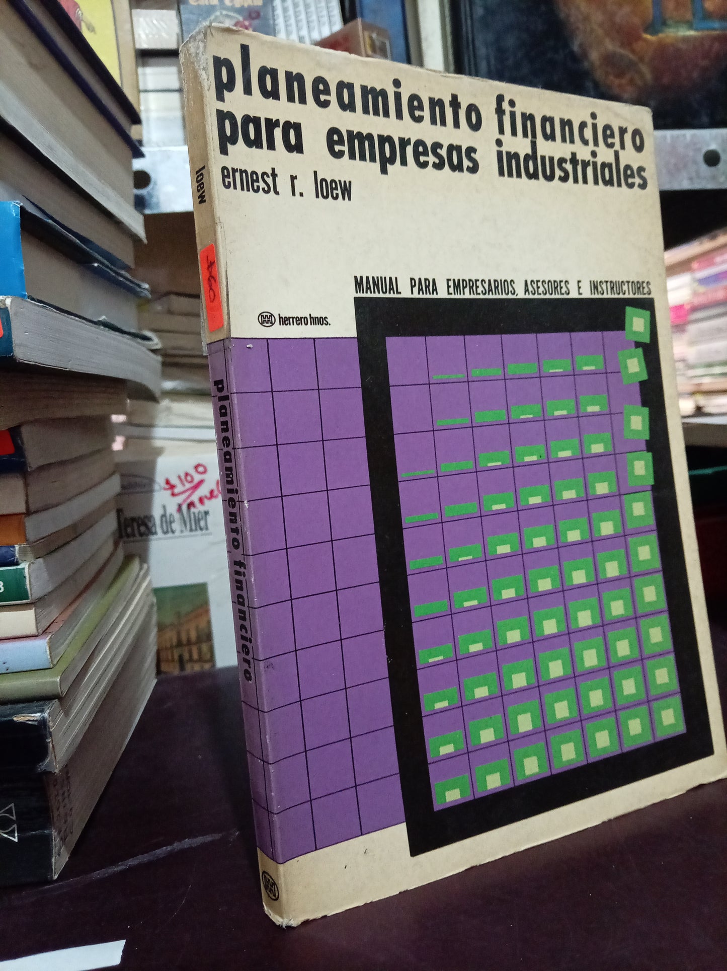 PLANEAMIENTO FINANCIERO PARA EMPRESAS INDUSTRIALES POR ERNEST R. LOEW USADO ADMIN LITERARIO 305