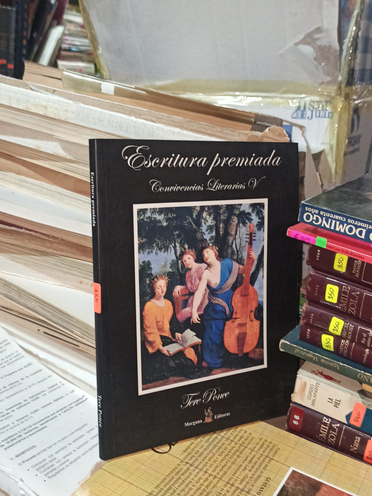 ESCRITURA PREMIADA POR TERE PENCE USADO NOVELAS ALDAMA