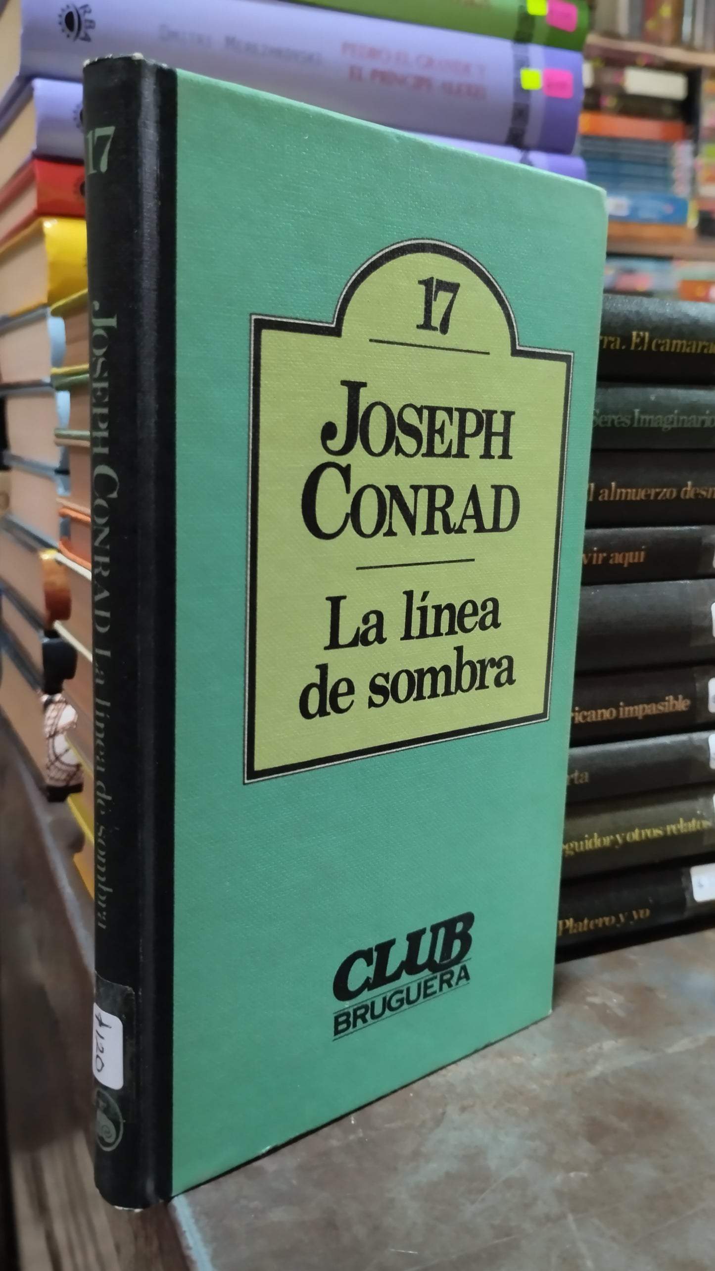 LA LINEA DE SOMBRA POR JOSEPH CONRAD LIBRO USADO NOVELAS ALDAMA