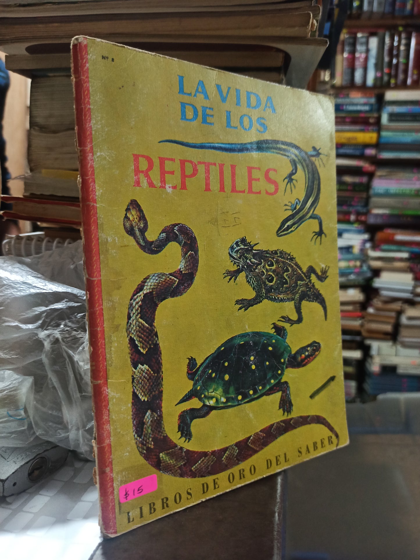 LA VIDA DE LOS REPTILES POR GEORGE S. FICHTER USADO BIOLOGIA ALDAMA