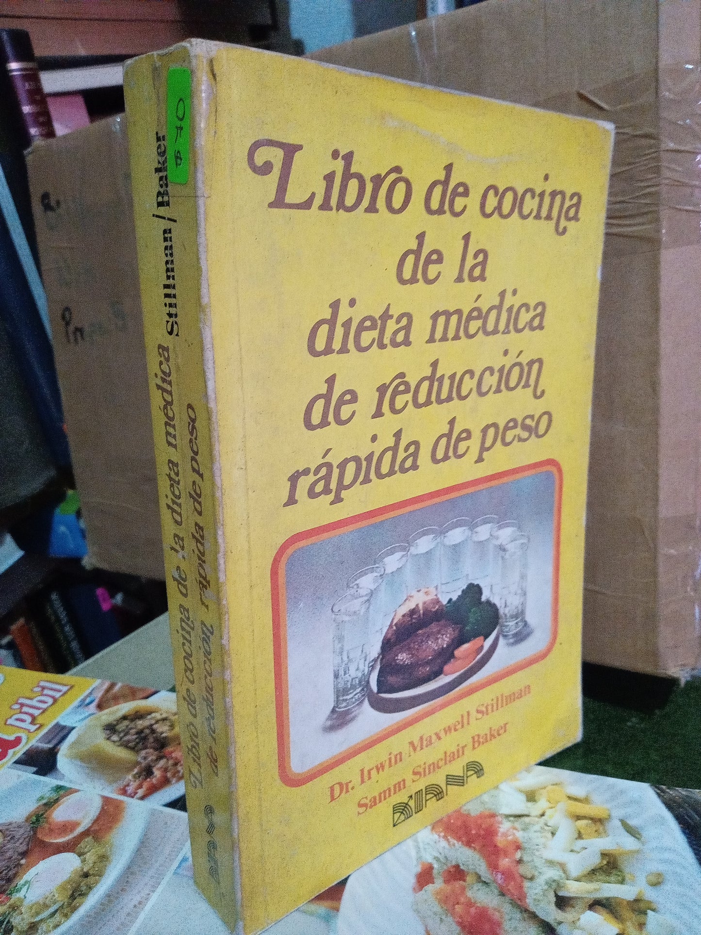 LIBRO DE COCINA DE LA DIETA MEDICA DE REDUCCIÓN RAPIDA DE PESO IRWIN MAXWELL STILLMAN SAMM SINCLAIR BAKER USADO COCINA LITERARIO #305