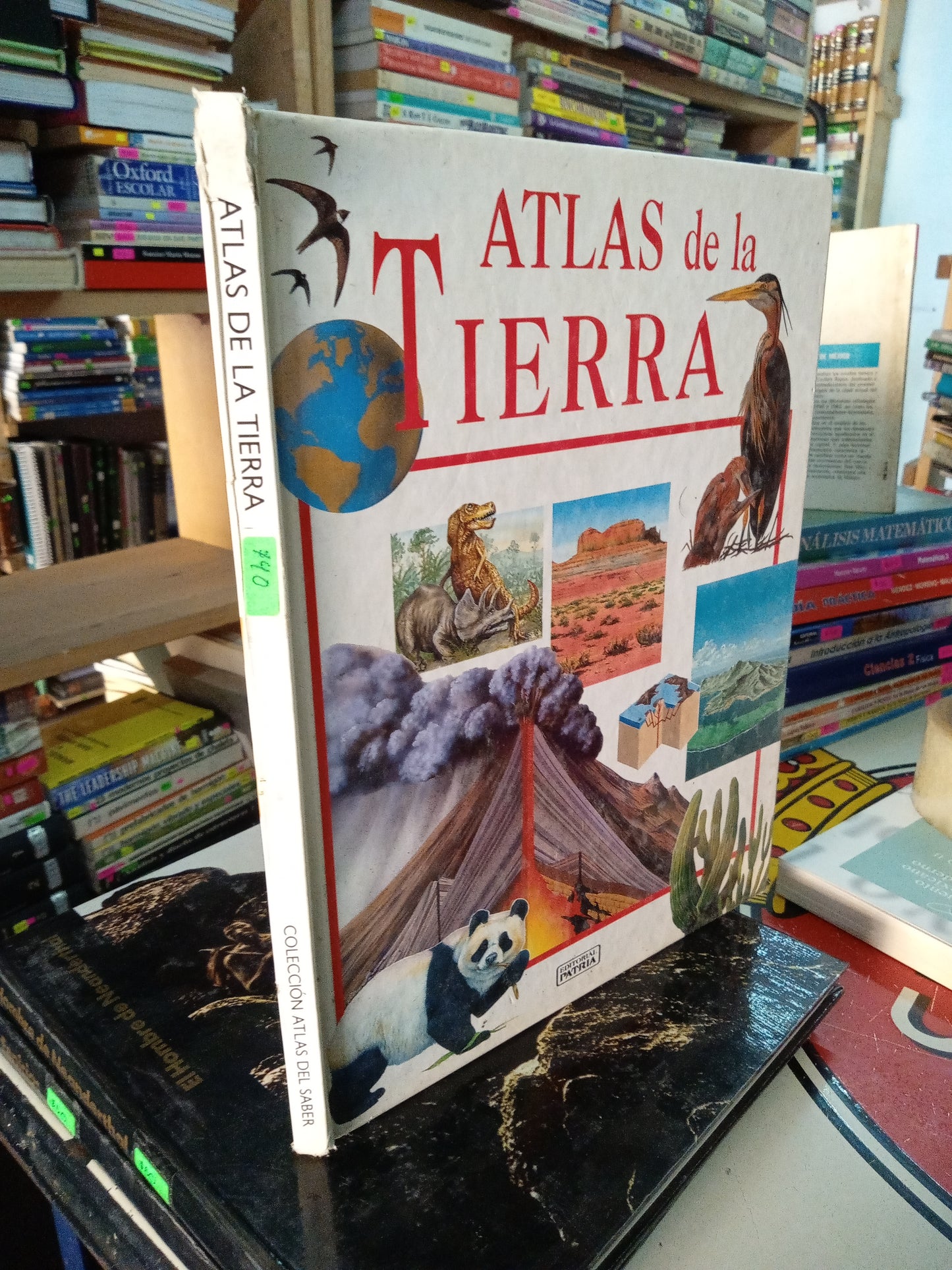 ATLAS DE LA TIERRA USADO GEOGRAFIA LITERARIO 207