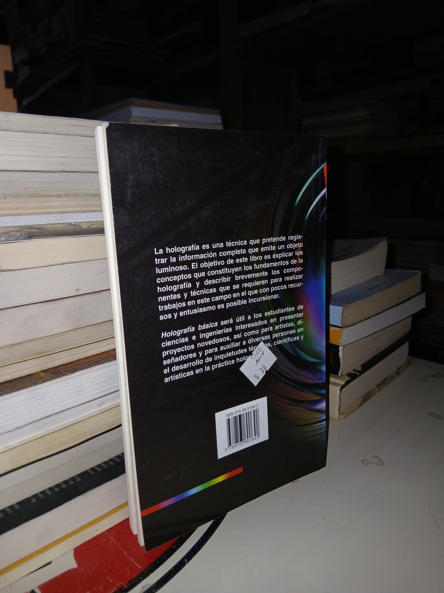 HOLOGRAFÍA BÁSICA POR JORGE H. ALTAMIRANO AGUILAR Y LUIS MARTÍ LÓPEZ USADO CIENCIA LITERARIO 207