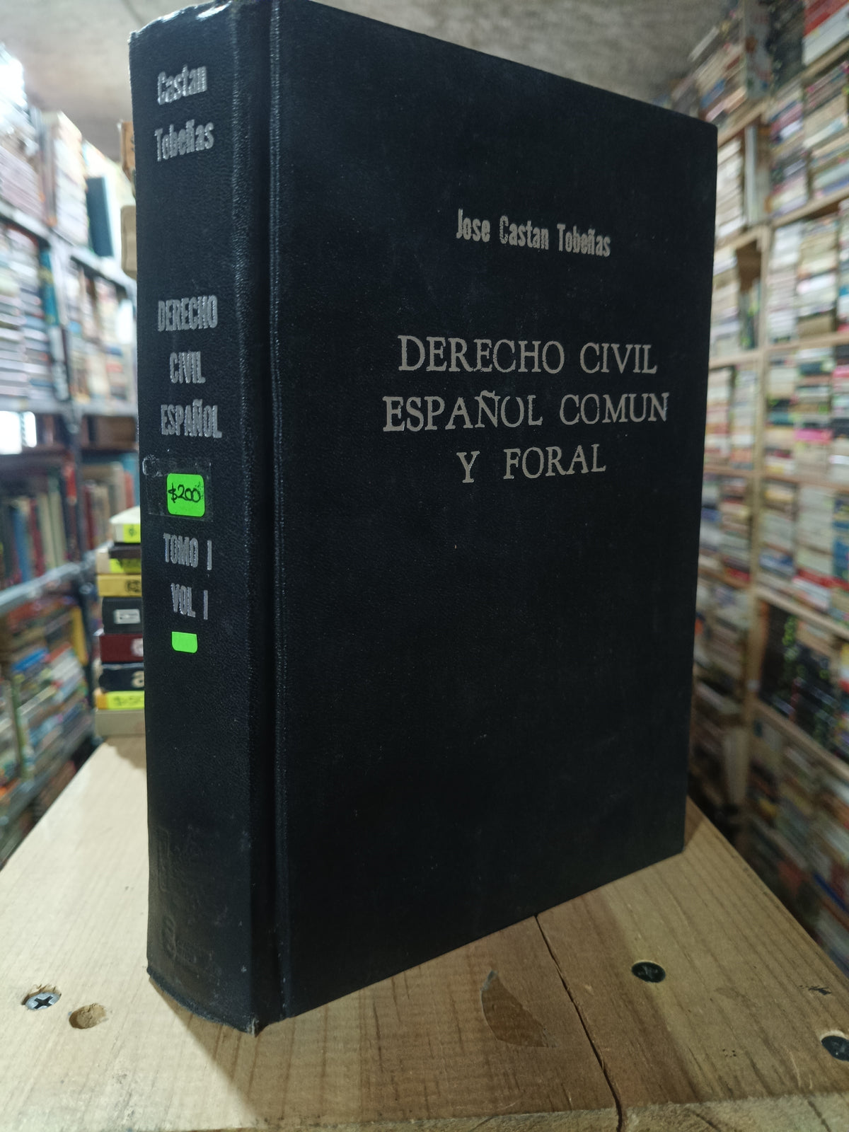 DERECHO CIVIL ESPAÑOL TOMO I VOL I POR JOSE CASTAN TOBEÑAS USADO DERECHO ALDAMA