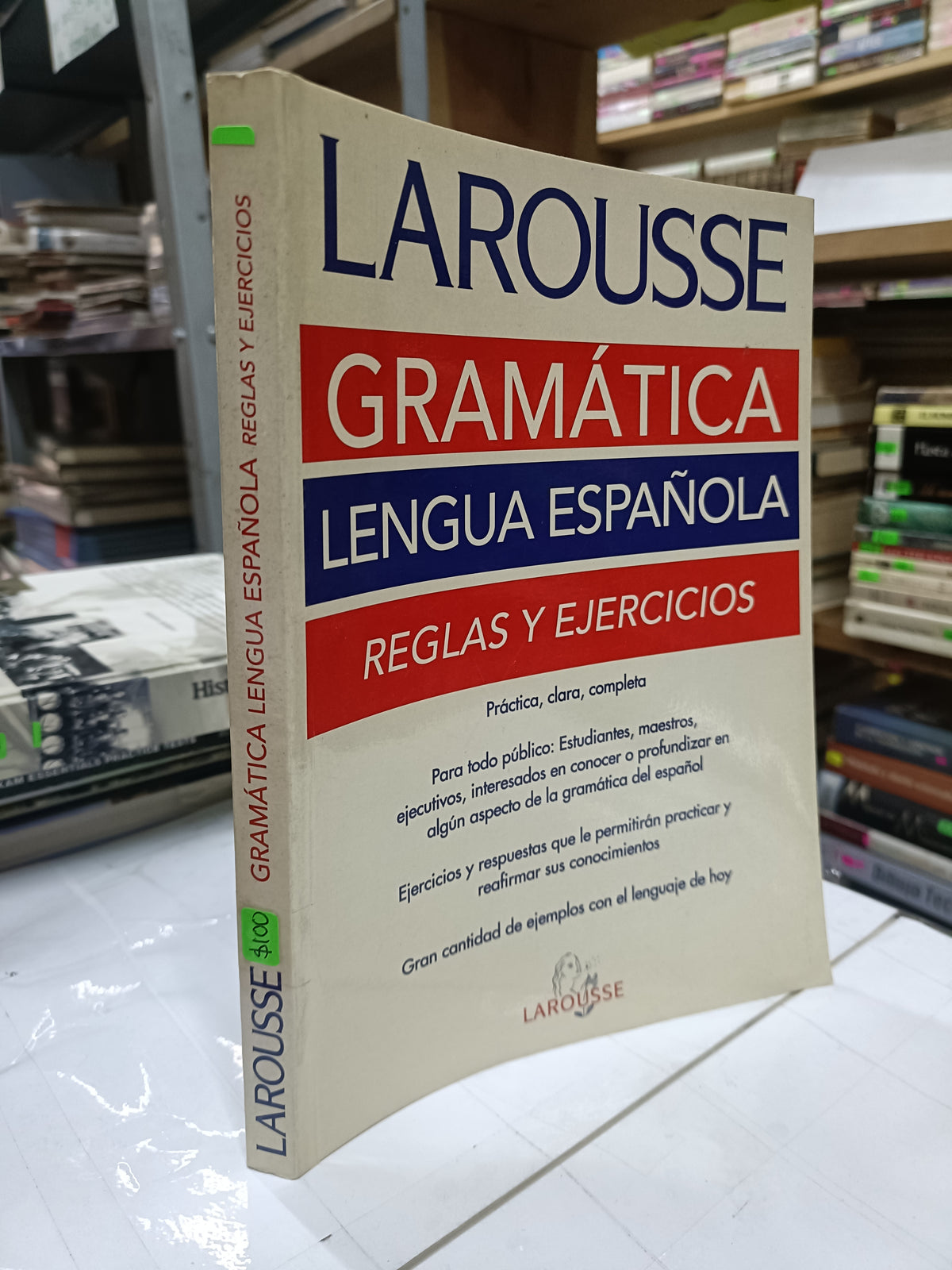 GRAMATICA LENGUA ESPAÑOLA REGLAS Y EJERCICIOS POR LAROUSSE USADO EDUCACION LITERARIO 207