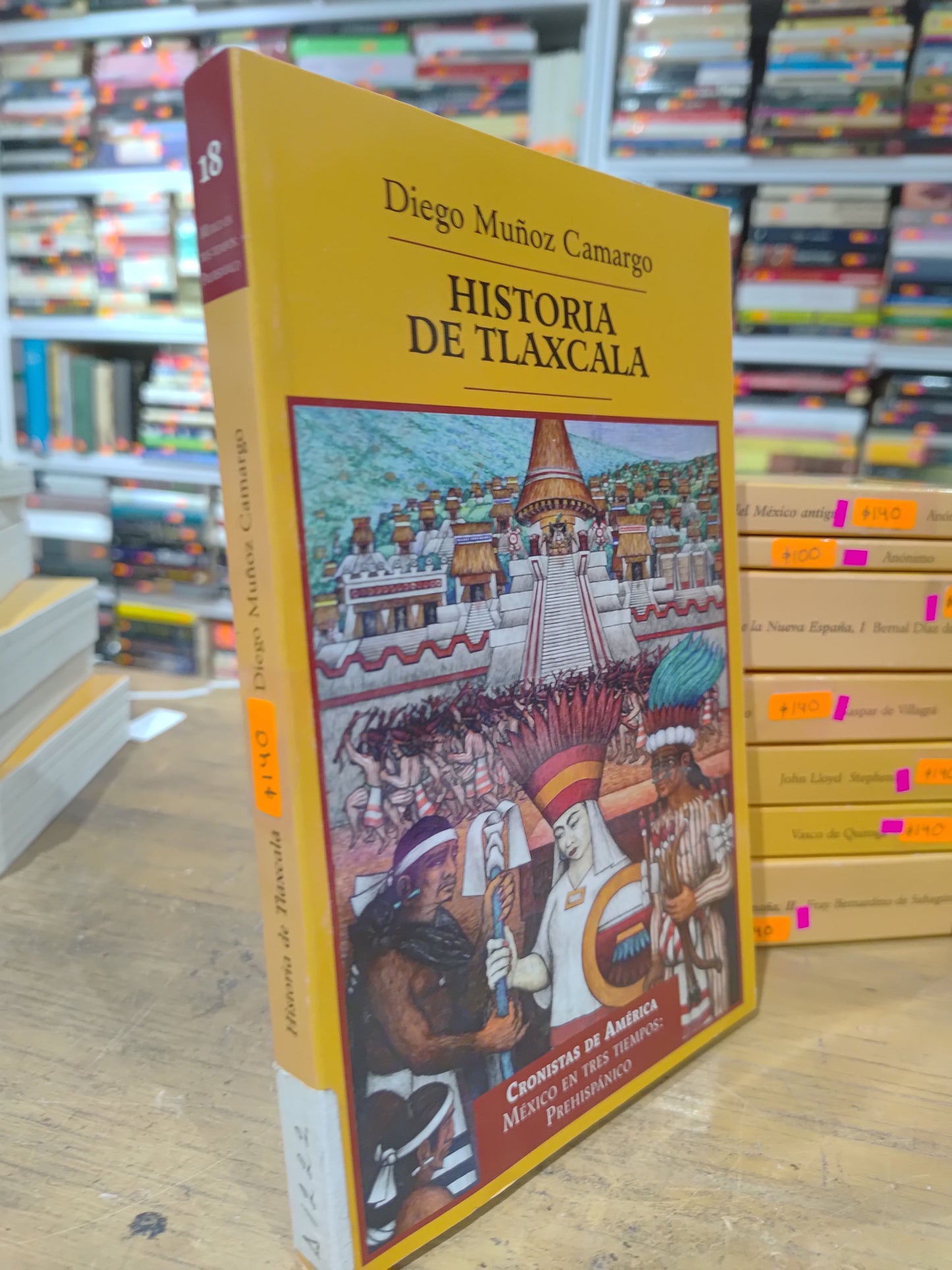 HISTORIA DE TLAXCALA TOMO 18 POR DIEGO MUÑOZ CAMARGO USADO HISTORIA JUAREZ 515