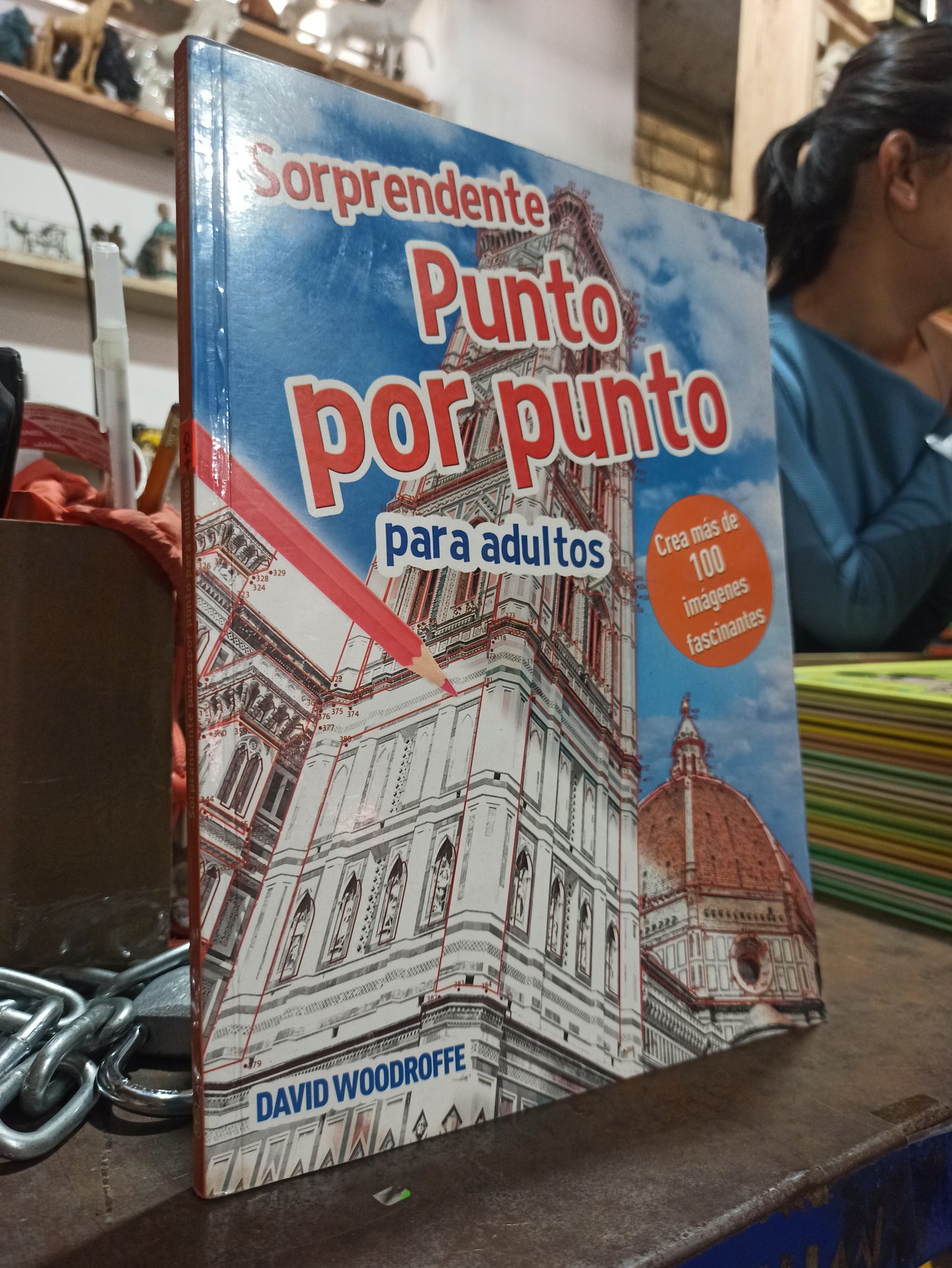SOPRENDENTE PUNTO POR PUNTO PARA ADULTOS POR DAVID WOODFROFFE USADO INFANTILES ALDAMA