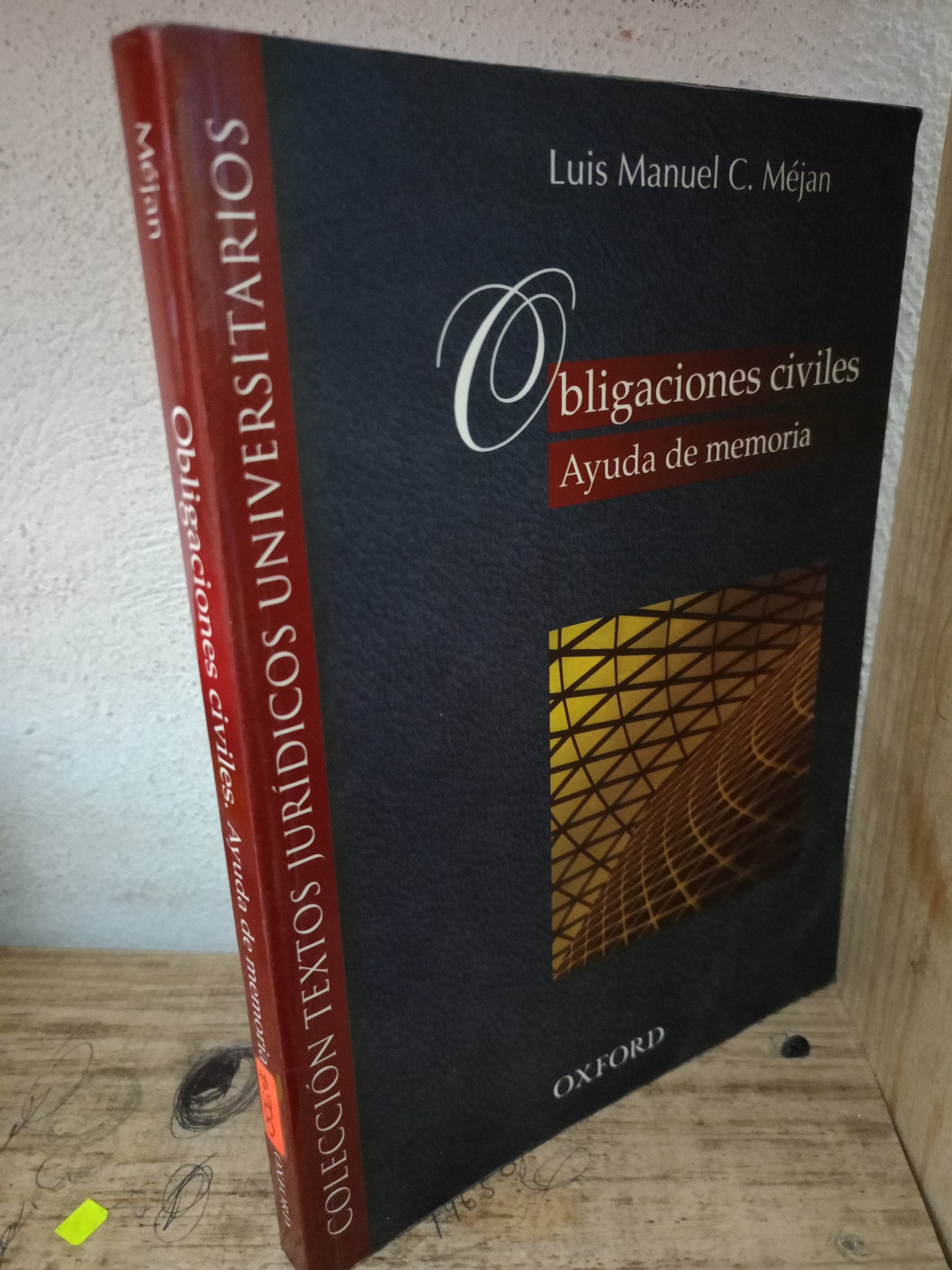 OBLIGACIONES CIVILES AYUDA DE MEMORIA POR LUIS MANUEL C. MEJAN USADO DERECHO LITERARIO 305