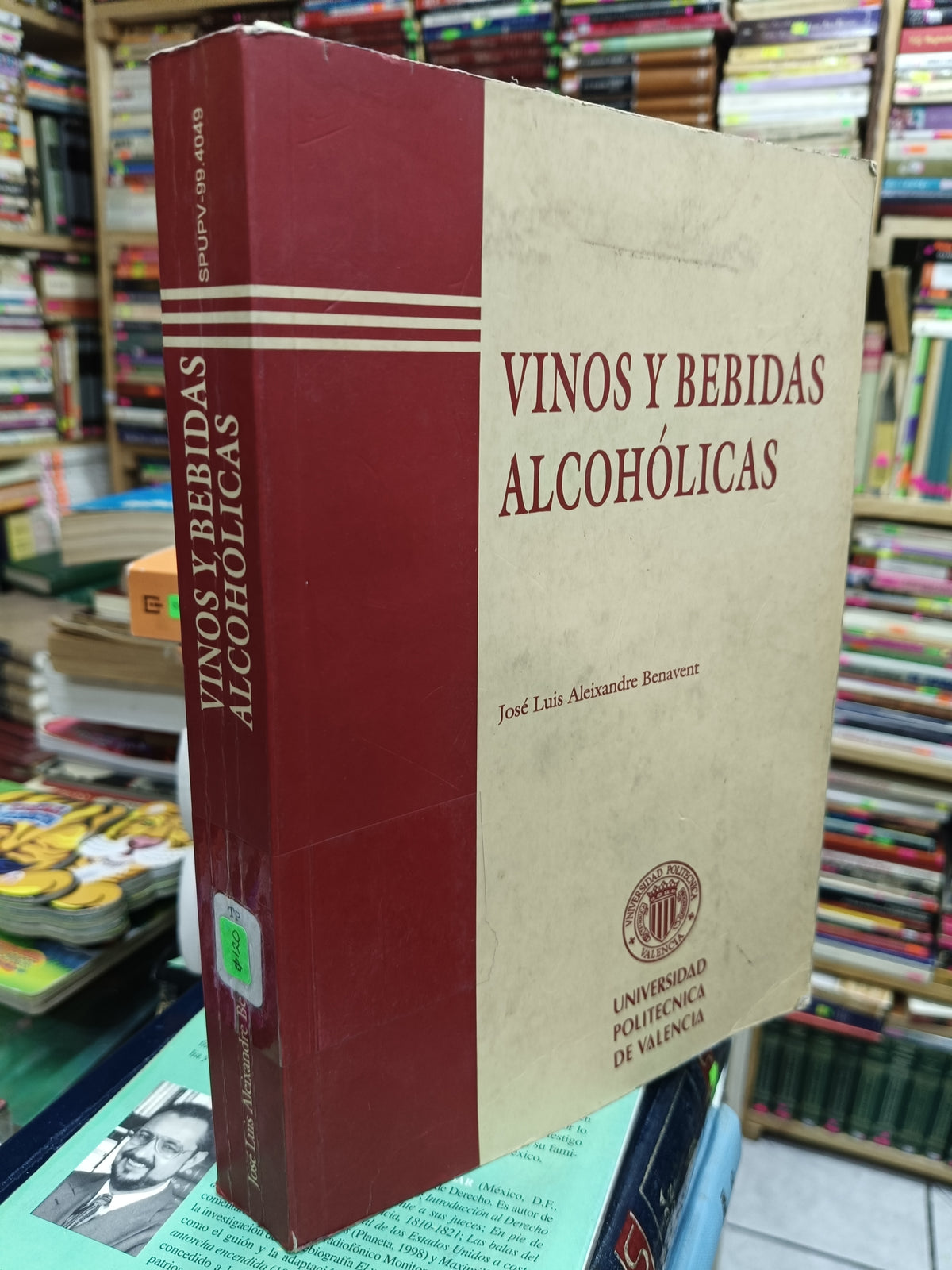 VINOS Y BEBIDAS ALCOHOLICAS POR JOSE LUIS ALEIXANDRE BENAVENT USADO COCINA JUAREZ 507