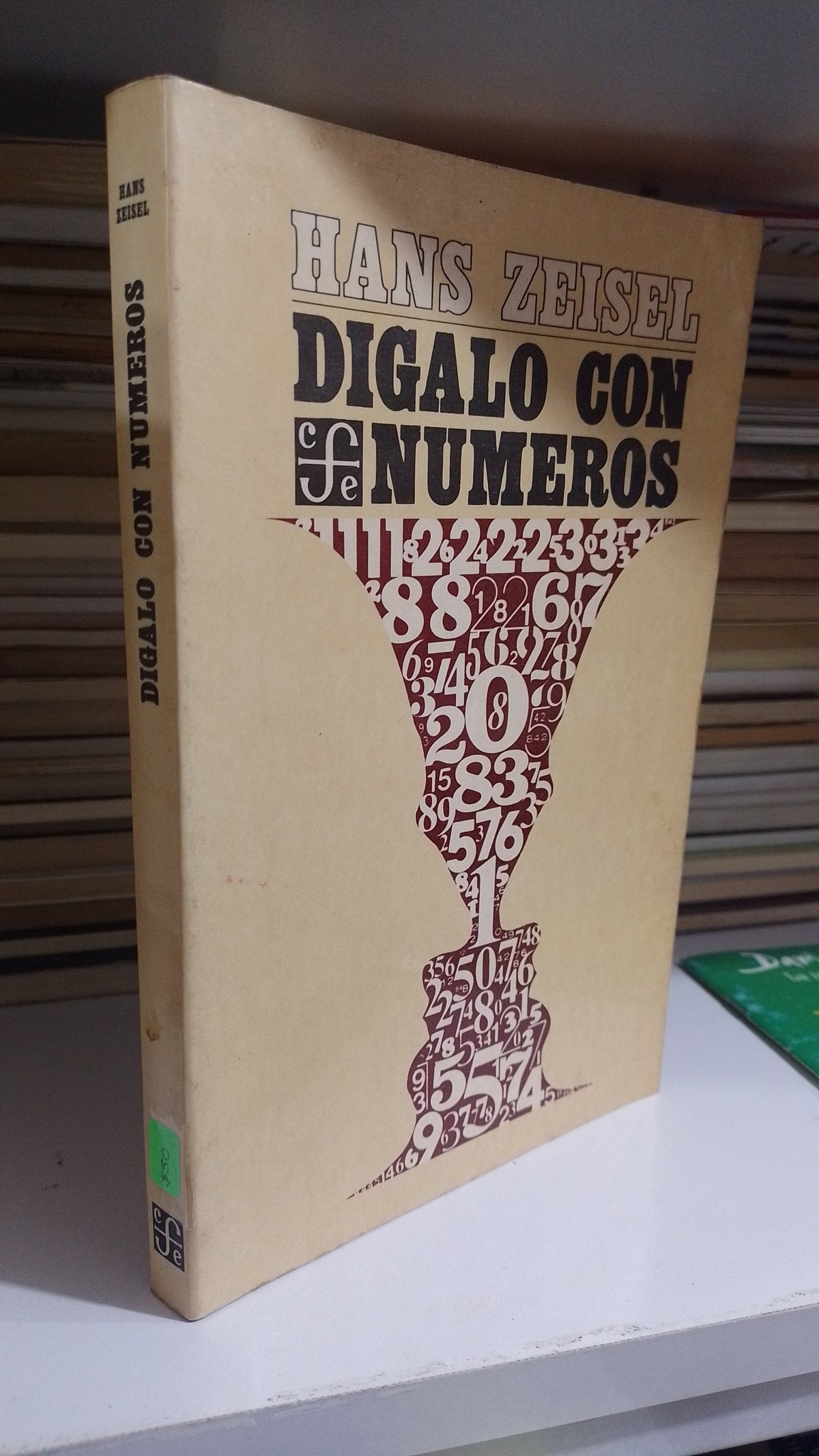 HAGALO CON NUMEROS POR HANS ZEISEL USADO SOCIOLOGIA JUAREZ 507