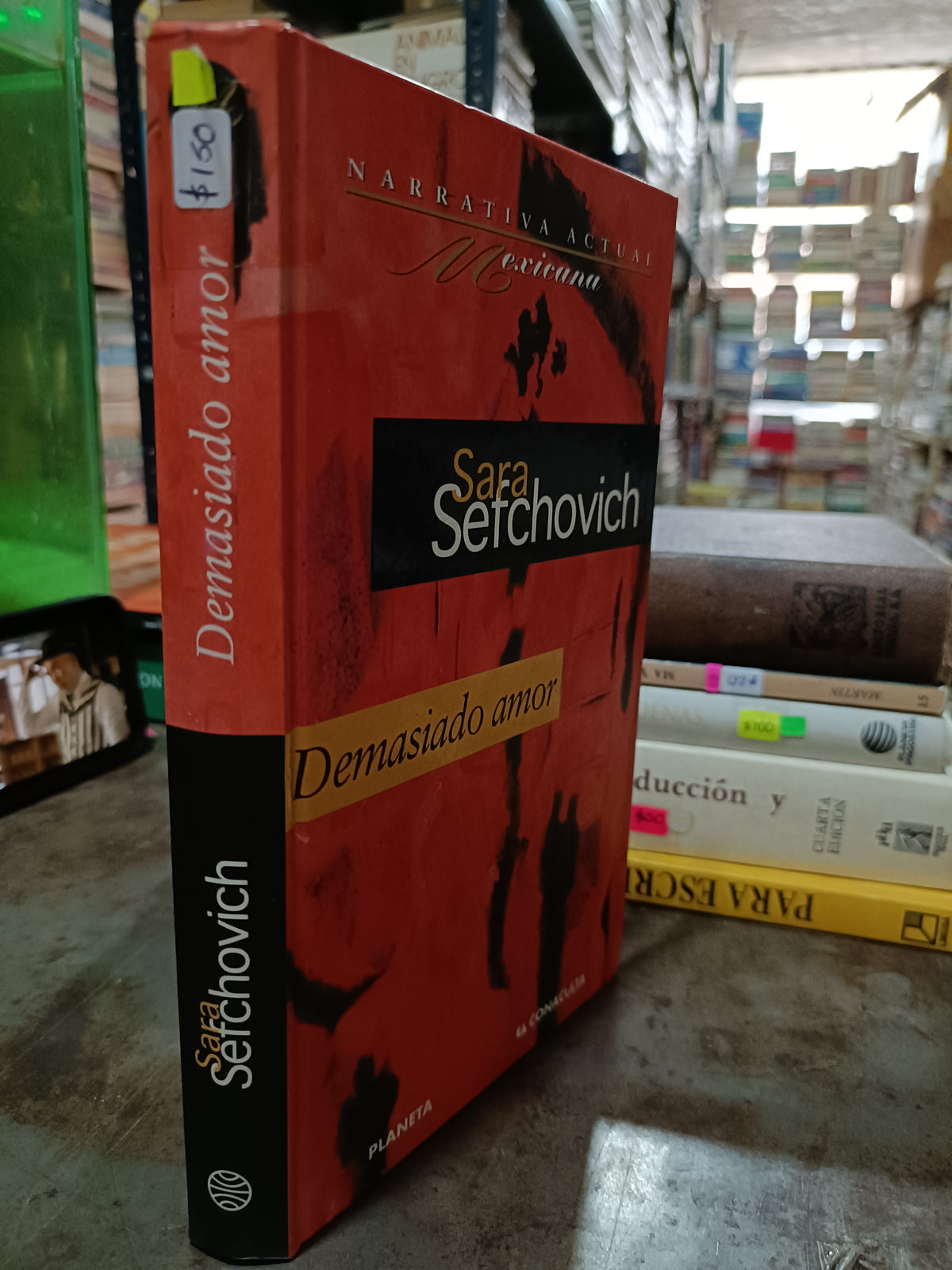 DEMASIADO AMOR POR SARA SEDCHIVICH USADO NOVELA ALDAMA