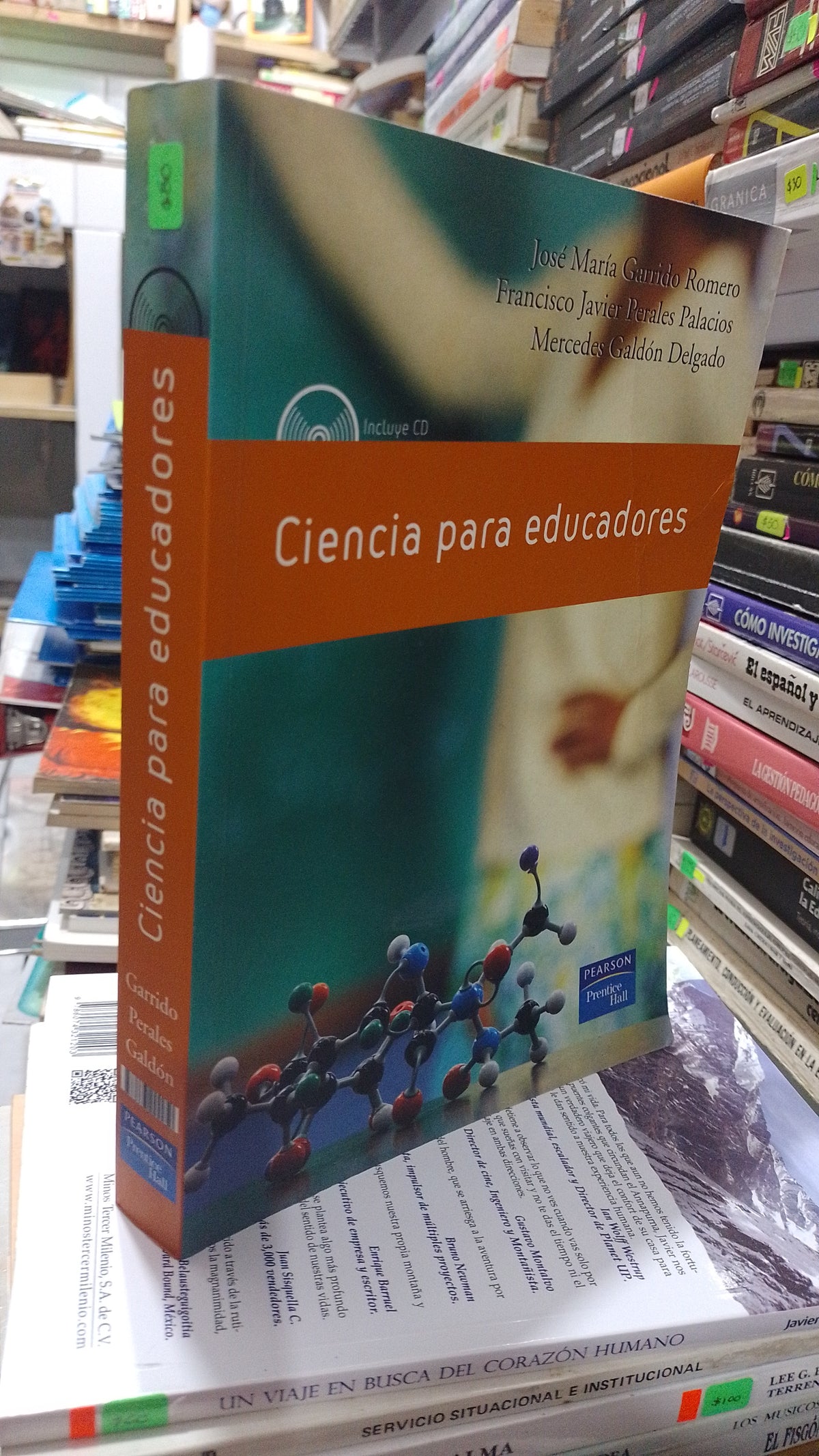 CIENCIA PARA EDUCADORES POR JOSE MARIA GARRIDO ROMERO Y OTROS USADO EDUCACION JUAREZ 507