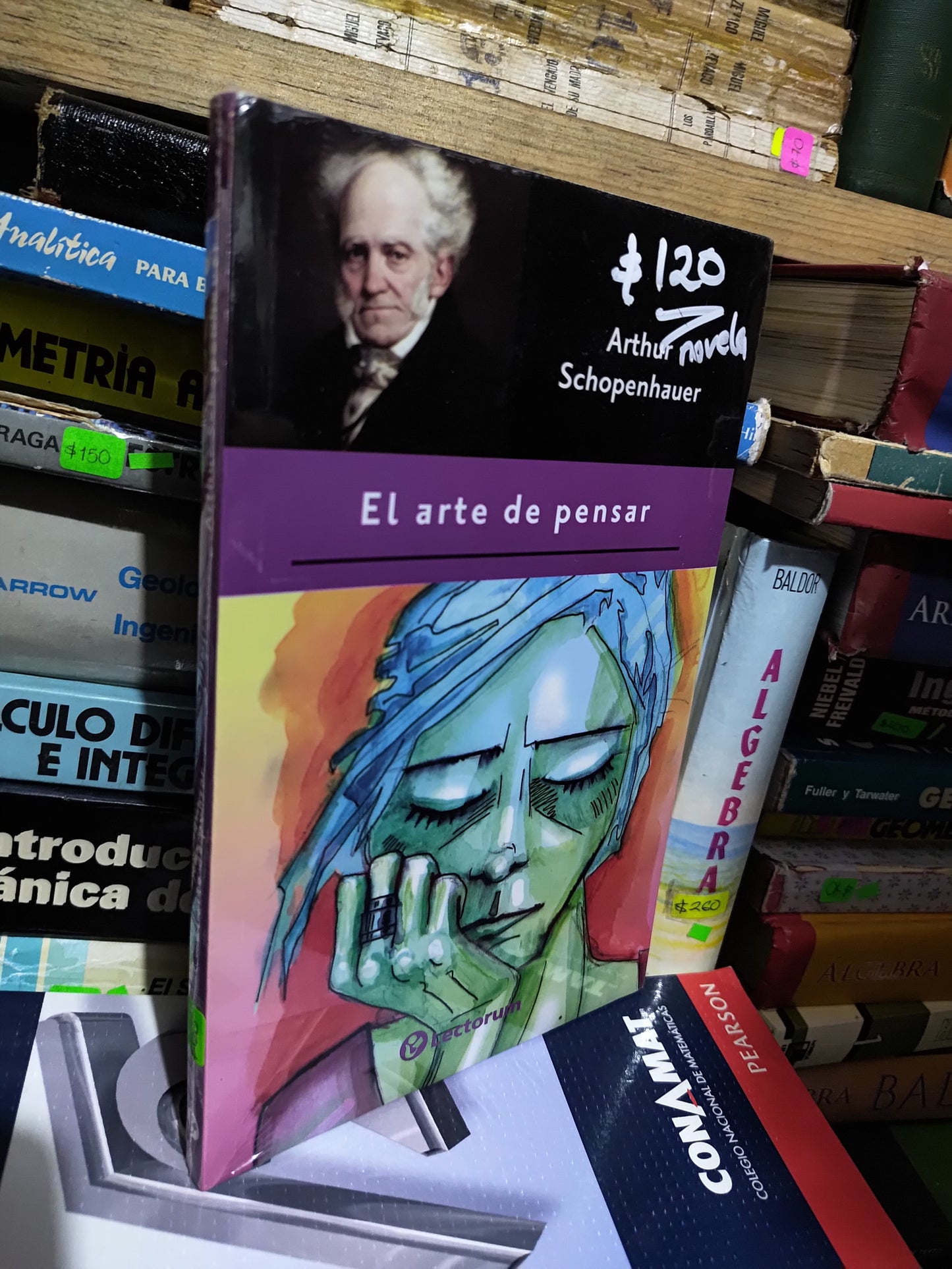EL ARTE DE PENSAR POR ARTHUR SCHOPENHAUER NUEVOS NOVELAS JUAREZ 507