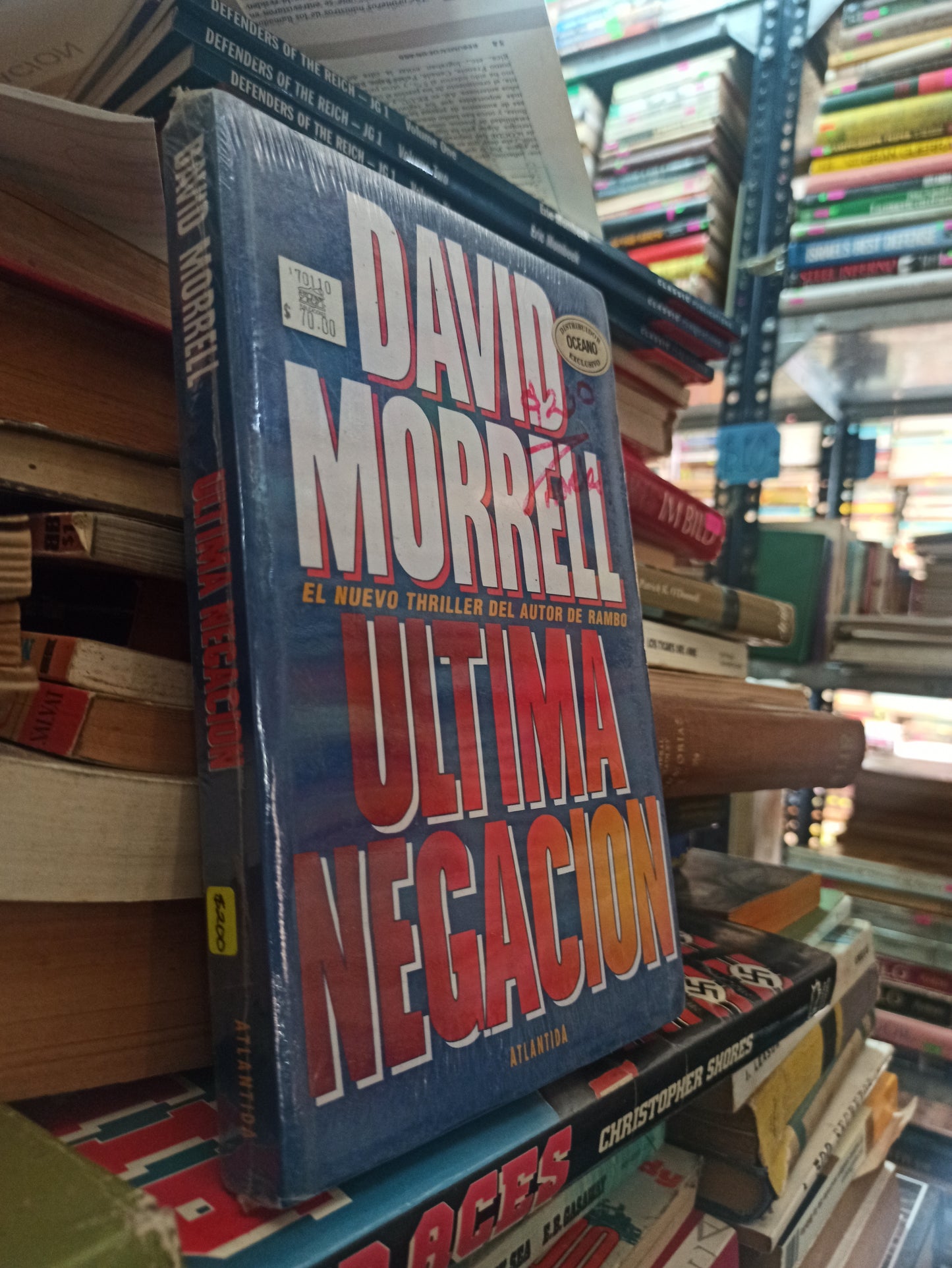 ÚLTIMA NEGACIÓN POR DAVID MORRELL USADO NOVELAS ALDAMA