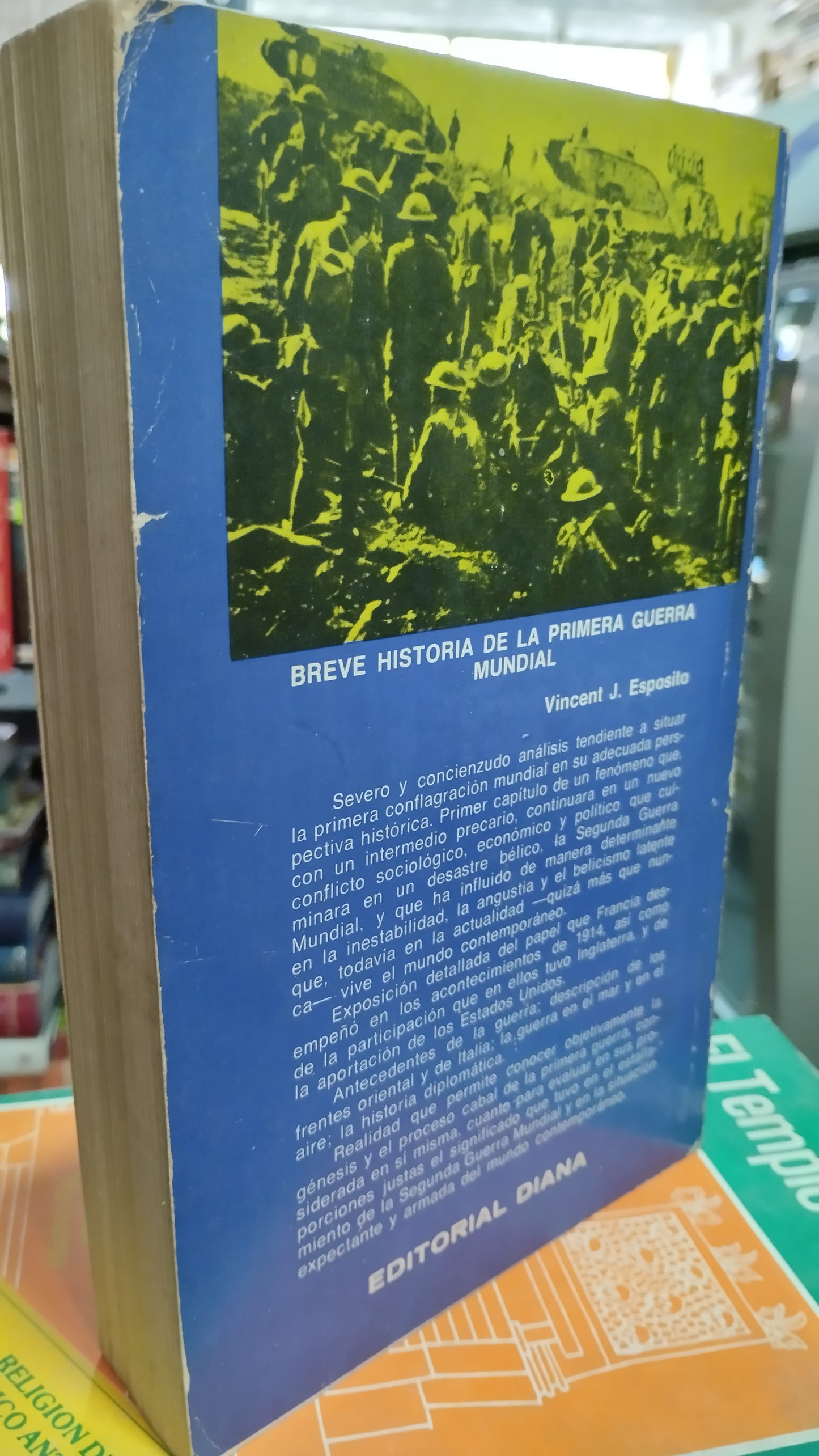 BREVE HISTORIA DE LA I GUERRA MUNDIAL POR VICENT J ESPOSITO LIBRO USADO HISTORIA ALDAMA