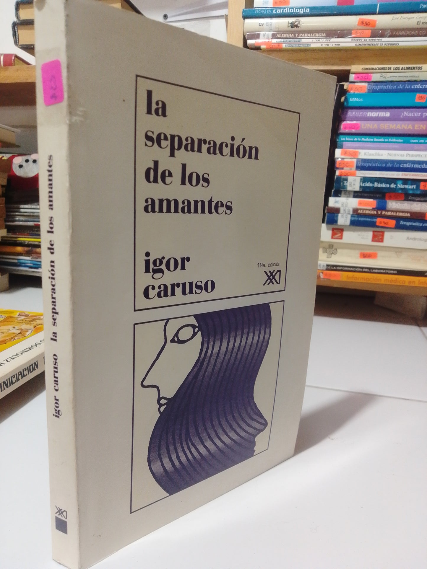 LA SEPARACION DE LOS AMANTES POR IGOR CARUSO USADO NOVELA JUAREZ
