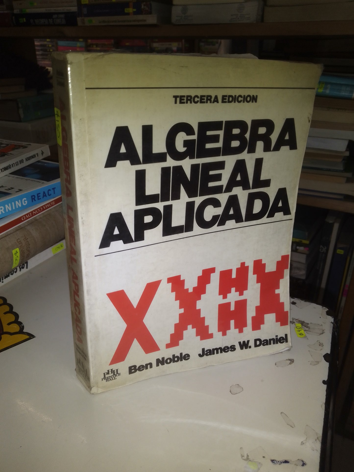 ALGEBRA LINEAL APLICADA POR NOBLE Y DANIEL USADO MATEMÁTICAS LITERARIO 207