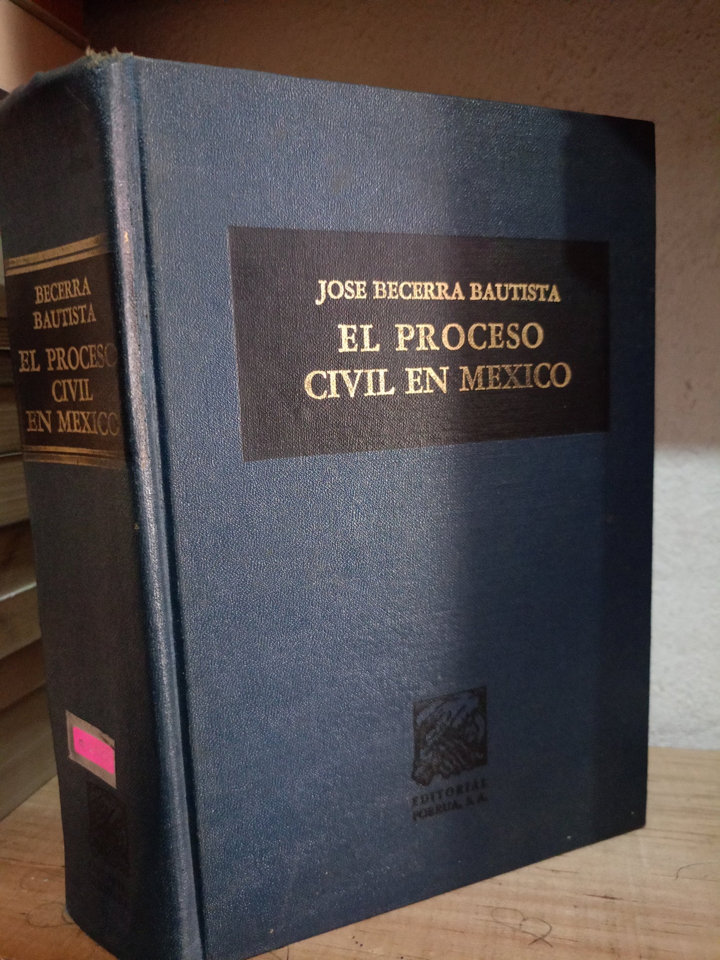 EL PROCESO CIVIL EN MEXICO POR JOSE BECERRA BAUTISTA USADO DERECHO LITERARIO 305